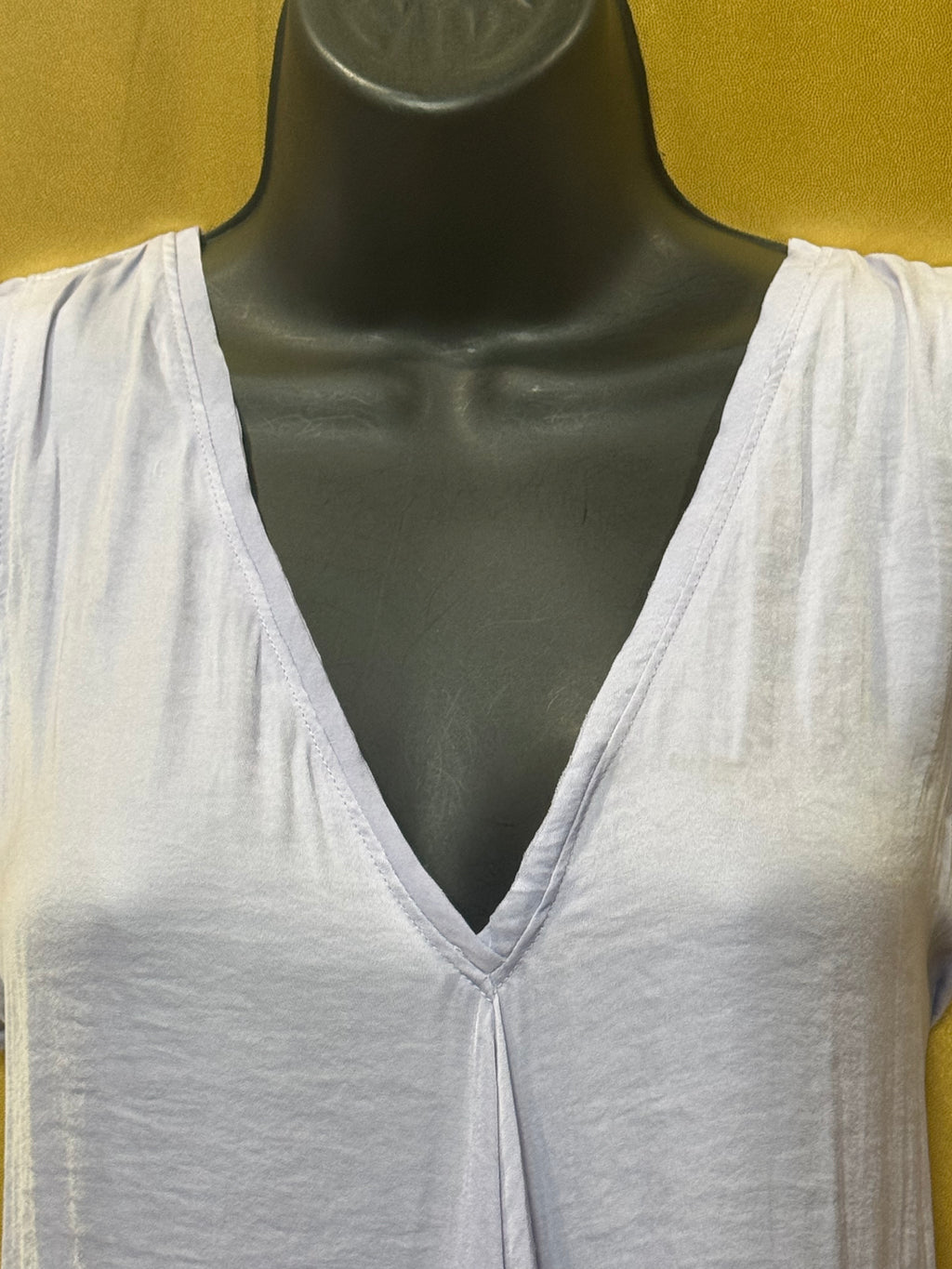 Simply Vera Vera Wang Lavender Handkerchief Hem Tank Top Blouse Size M