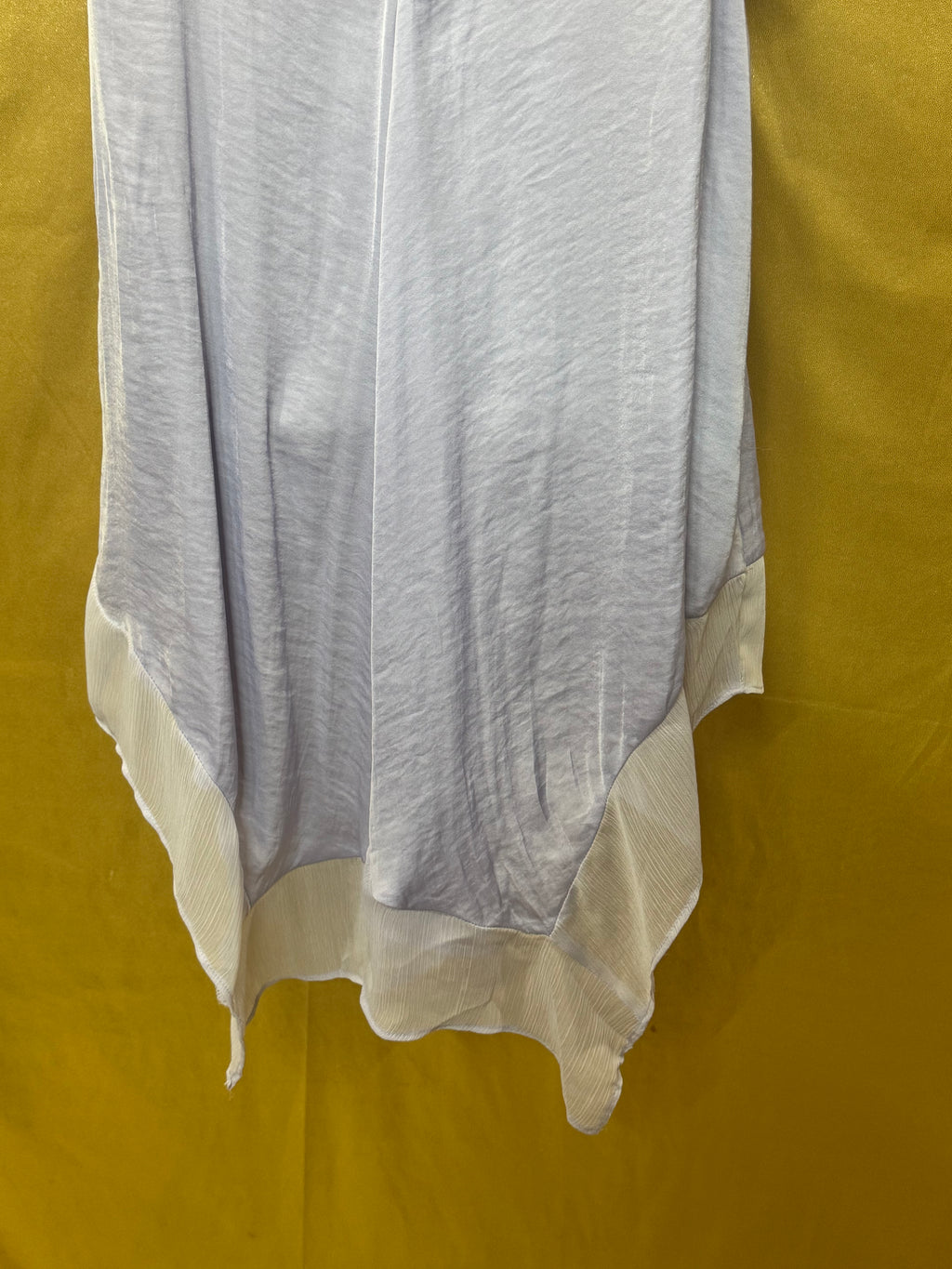 Simply Vera Vera Wang Lavender Handkerchief Hem Tank Top Blouse Size M