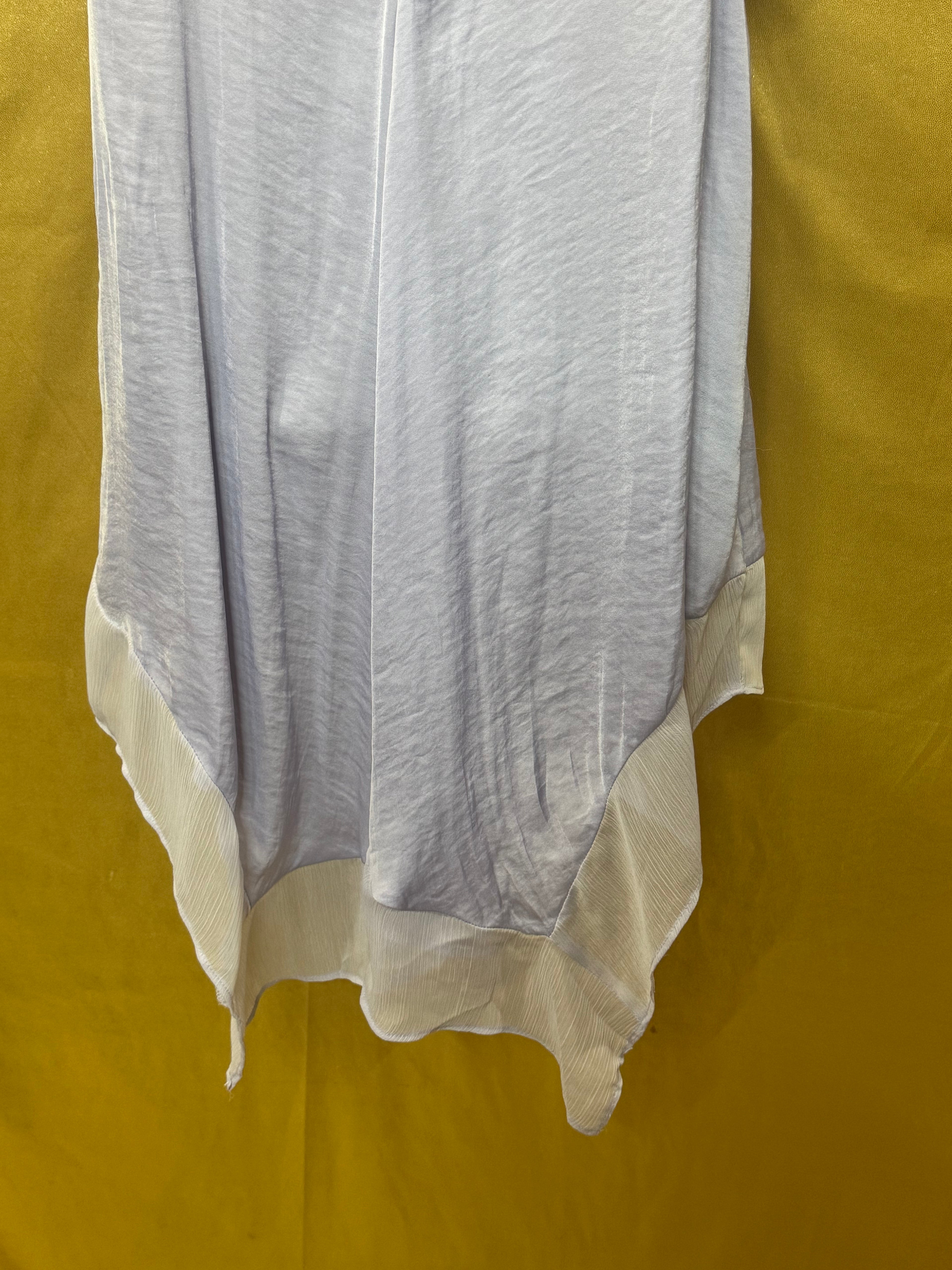 Simply Vera Vera Wang Lavender Handkerchief Hem Tank Top Blouse Size M