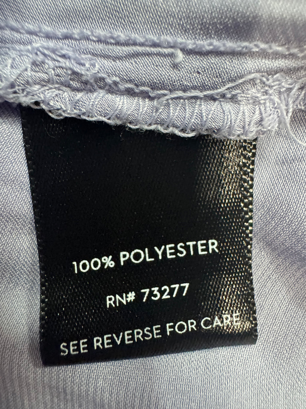 Simply Vera Vera Wang Lavender Handkerchief Hem Tank Top Blouse Size M