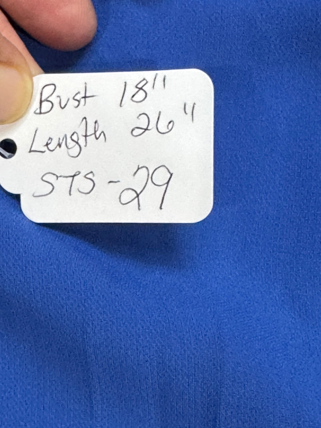 Ya Los Angeles Cobalt Blue High-Neck Chevron Tank Top - Size Small