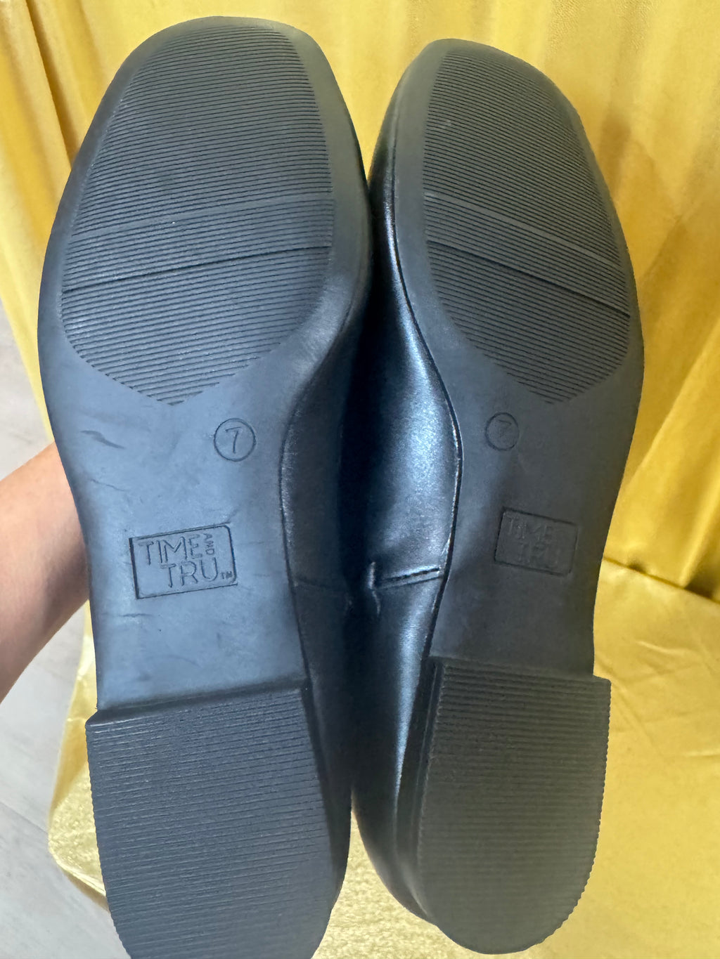 Time and Tru Black Knee-High Riding Boots NWT Size 7