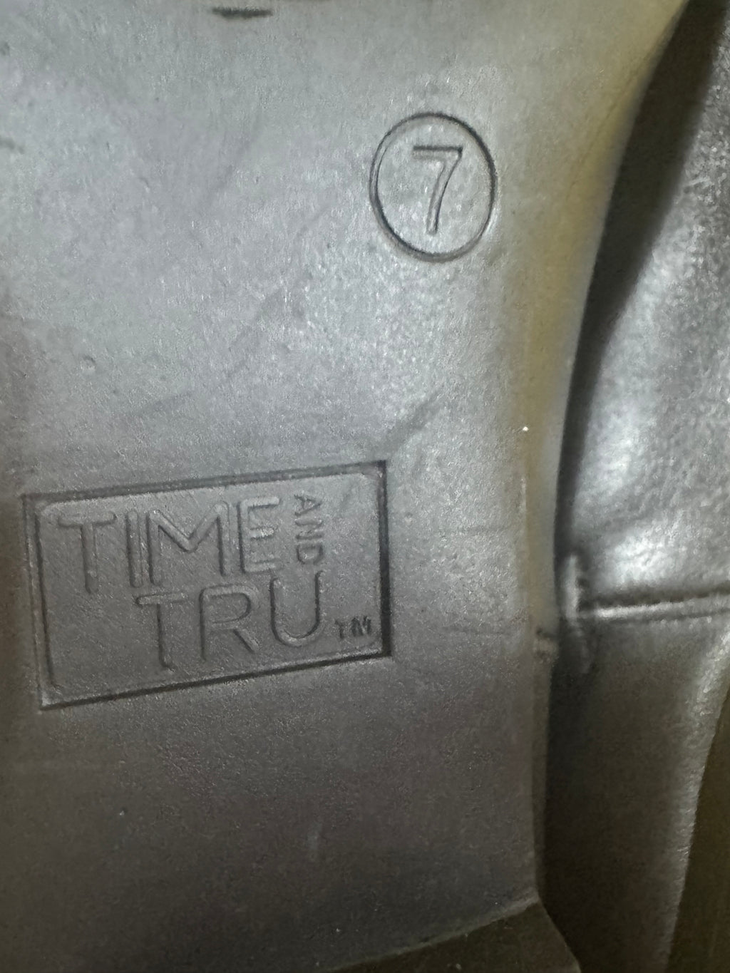 Time and Tru Black Knee-High Riding Boots NWT Size 7