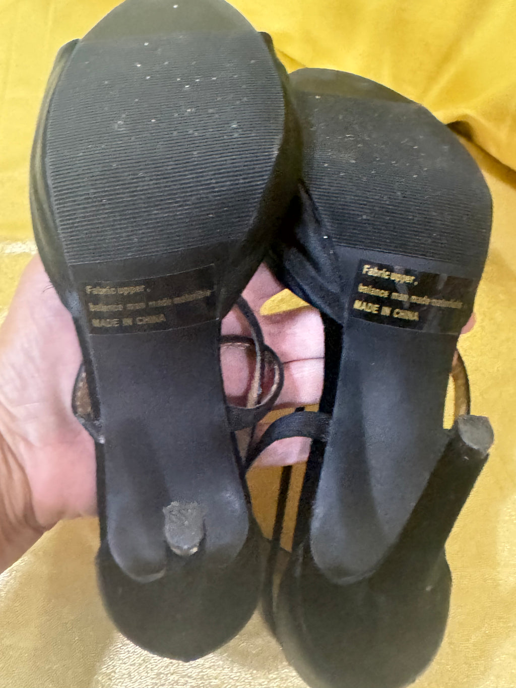 Report Black Satin Talin Knotted Ankle Strap Stiletto Heels – Size 6.5 (Like New)