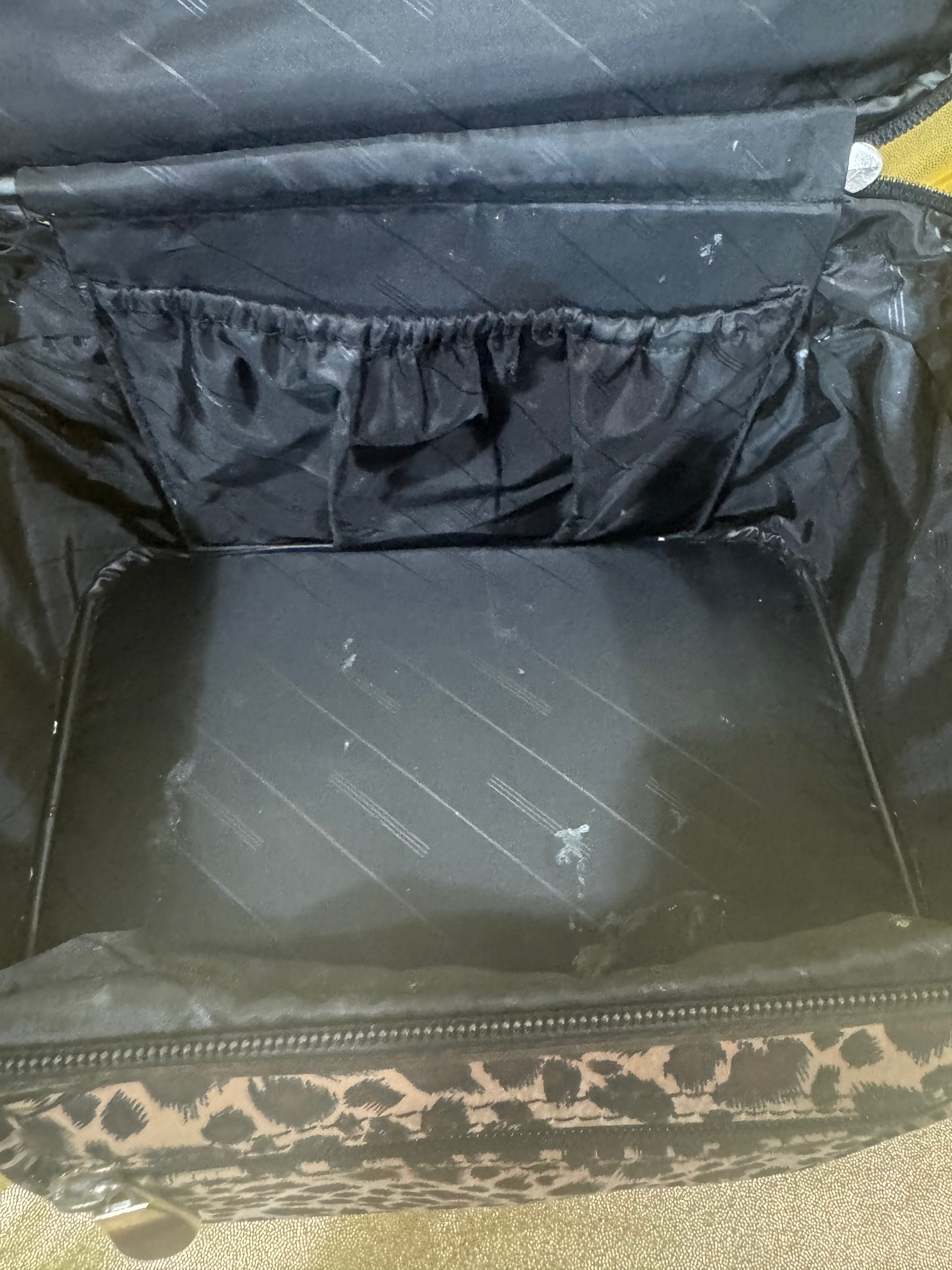 Wild & Organized: Leopard Print Travel Makeup Train Case