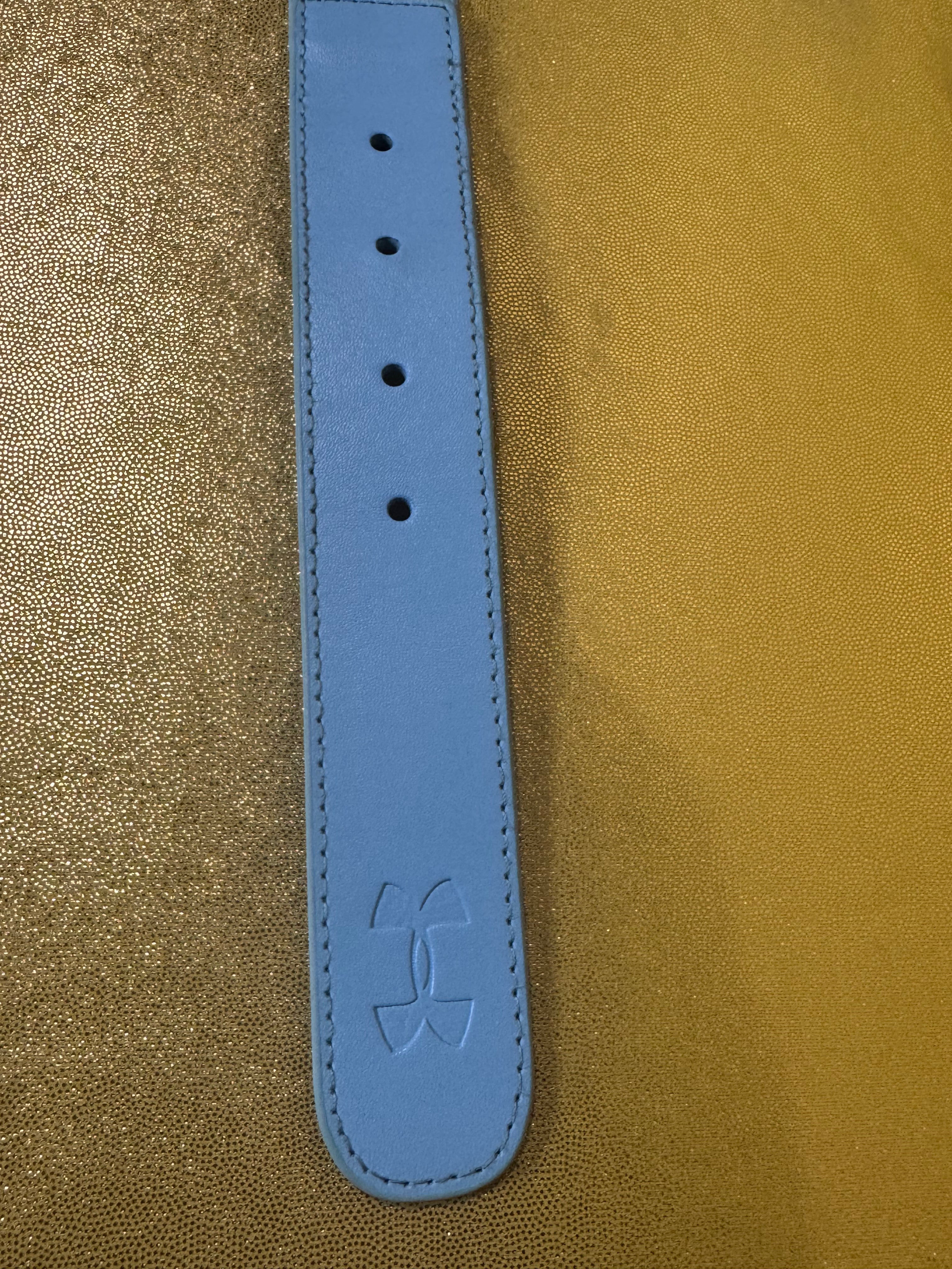 Under Armour Light Blue Elastic Baseball Softball Belt | Adjustable One Size