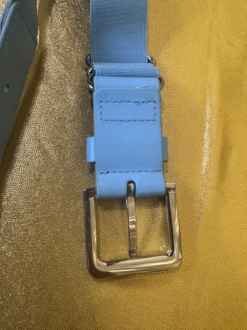 Under Armour Light Blue Elastic Baseball Softball Belt | Adjustable One Size