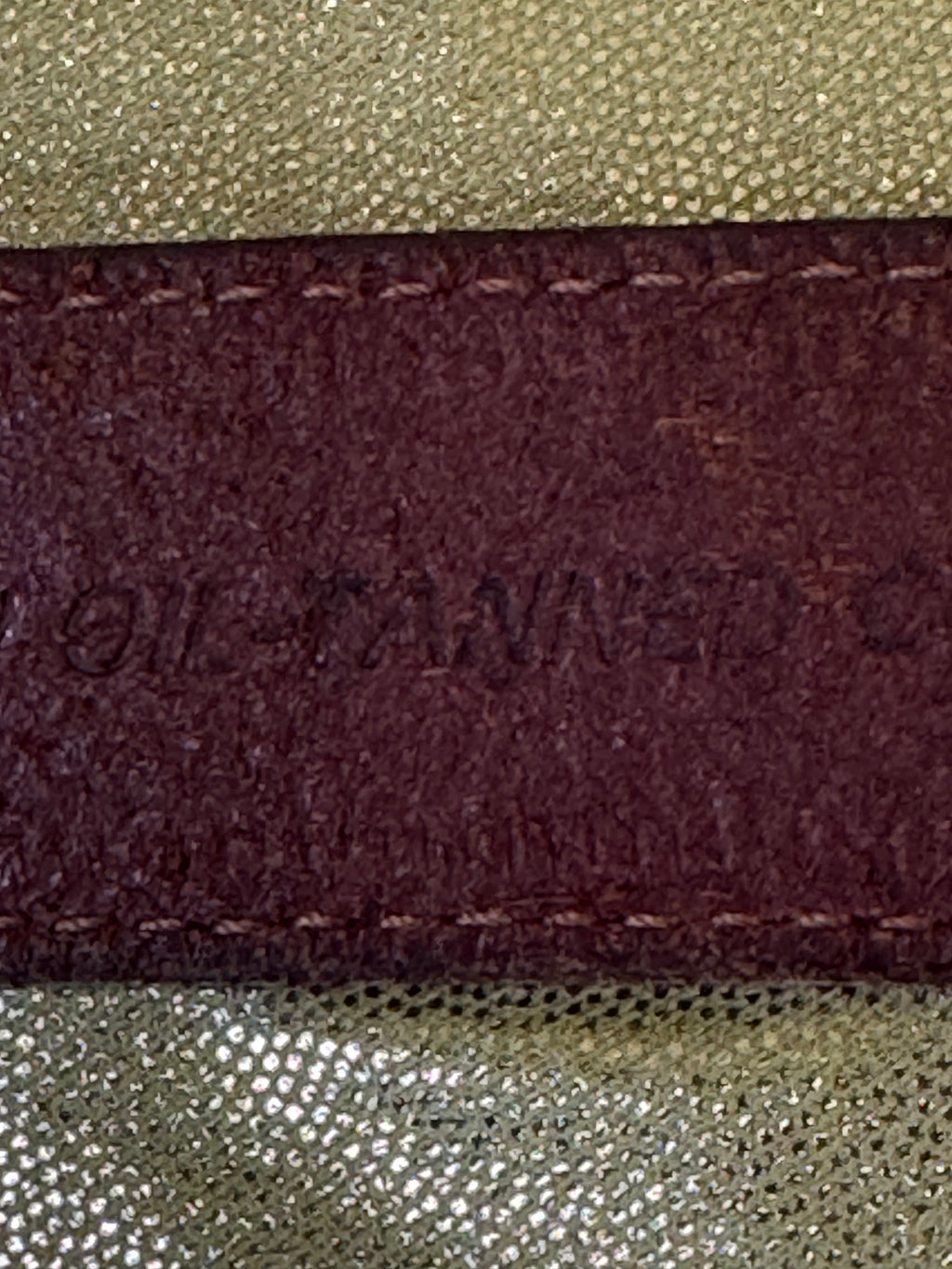 Vintage 80s/90s Full Grain Oil Tan Cowhide Belt | Unisex Size S Woven Accent