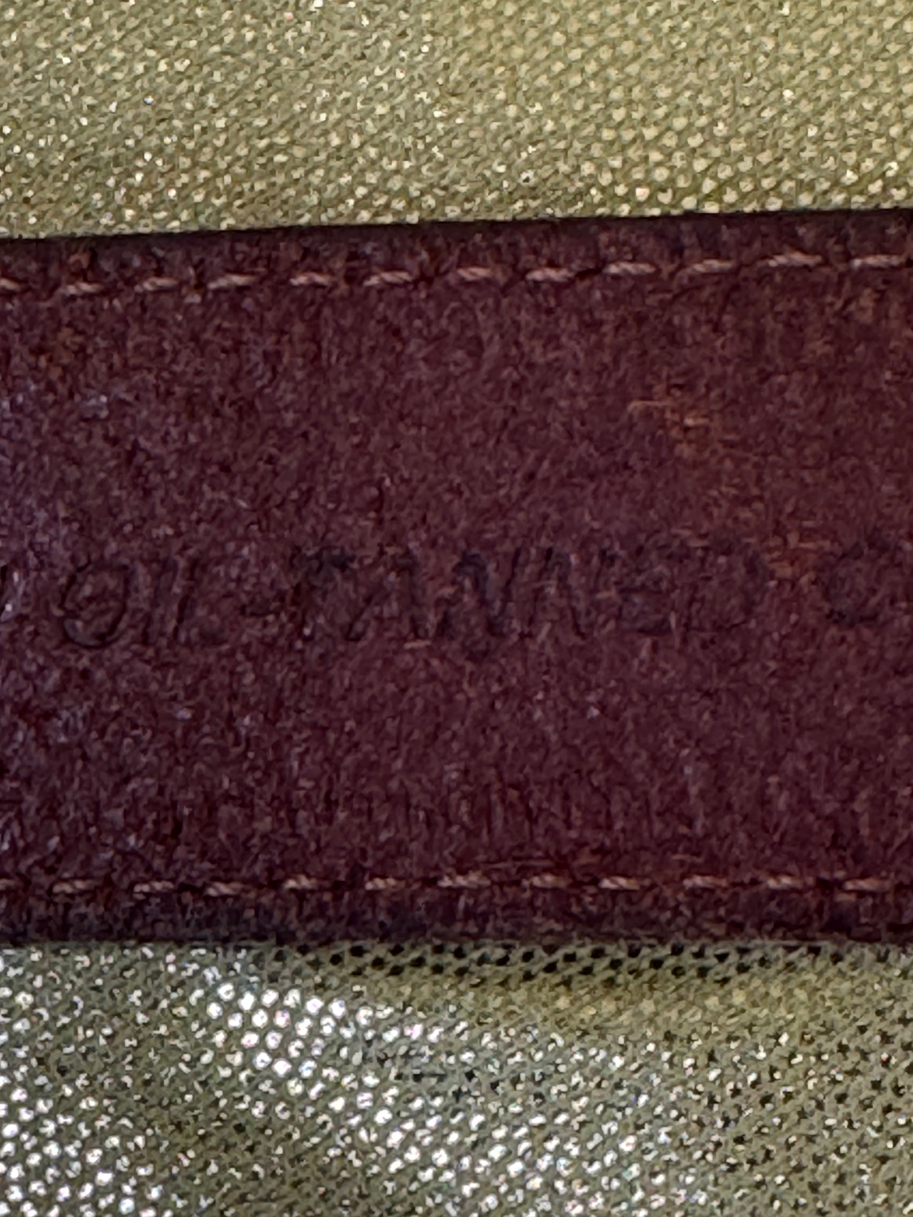 Vintage 80s/90s Full Grain Oil Tan Cowhide Belt | Unisex Size S Woven Accent
