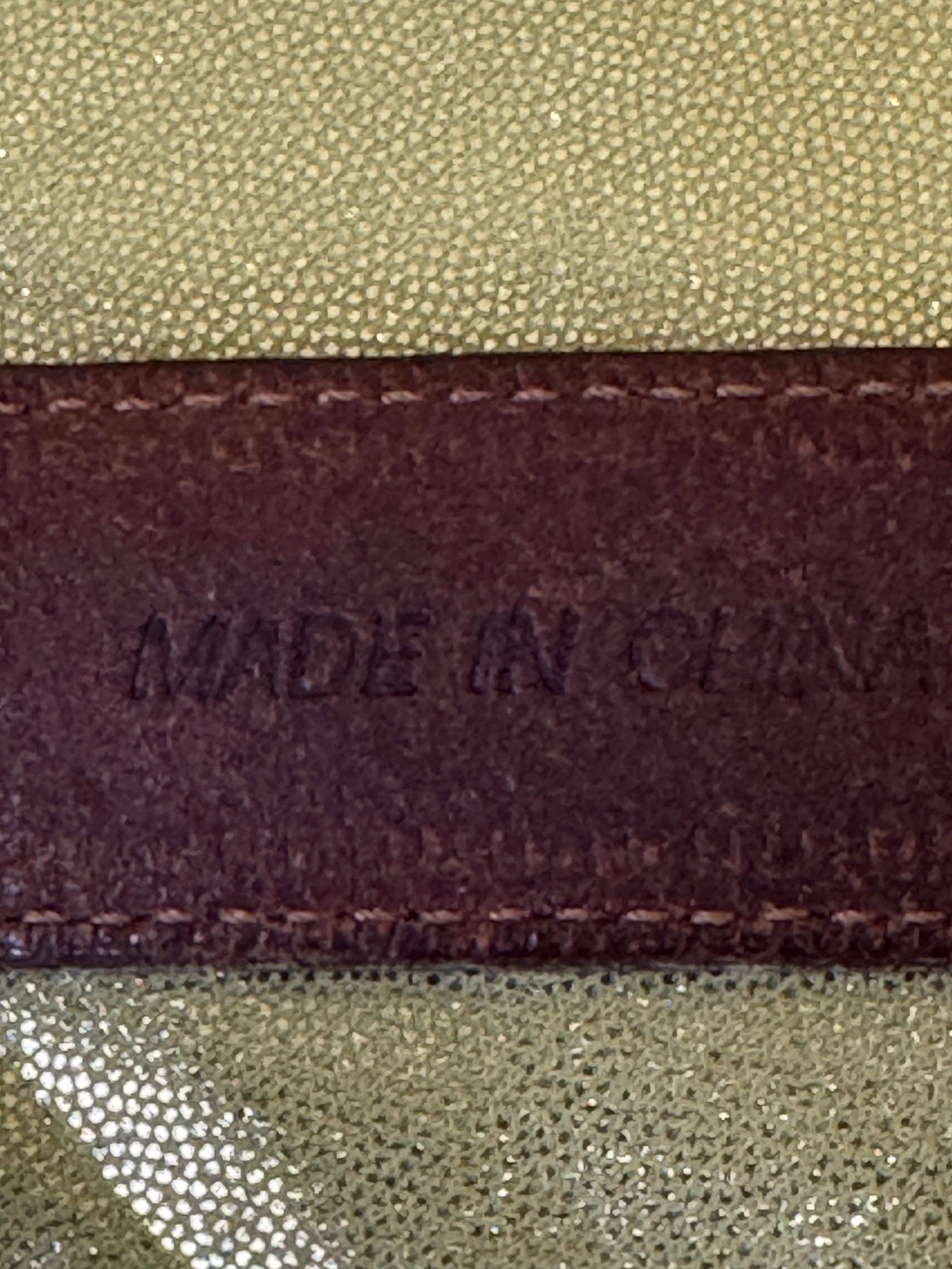 Vintage 80s/90s Full Grain Oil Tan Cowhide Belt | Unisex Size S Woven Accent