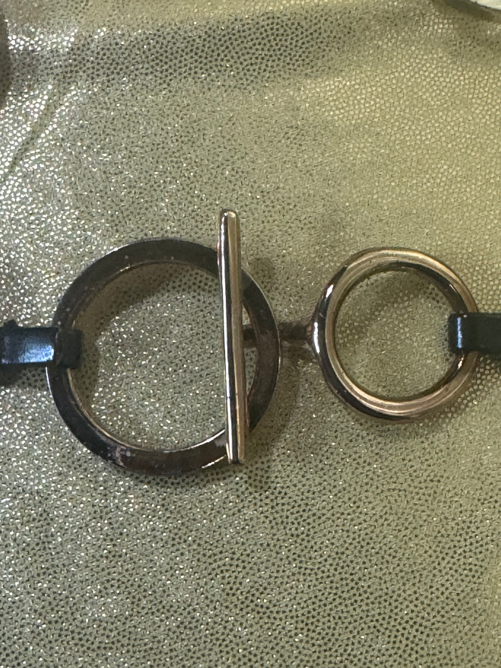 Vintage Y2K Boho Gold O-Ring Chain Belt – 37" Chunky Statement Belt