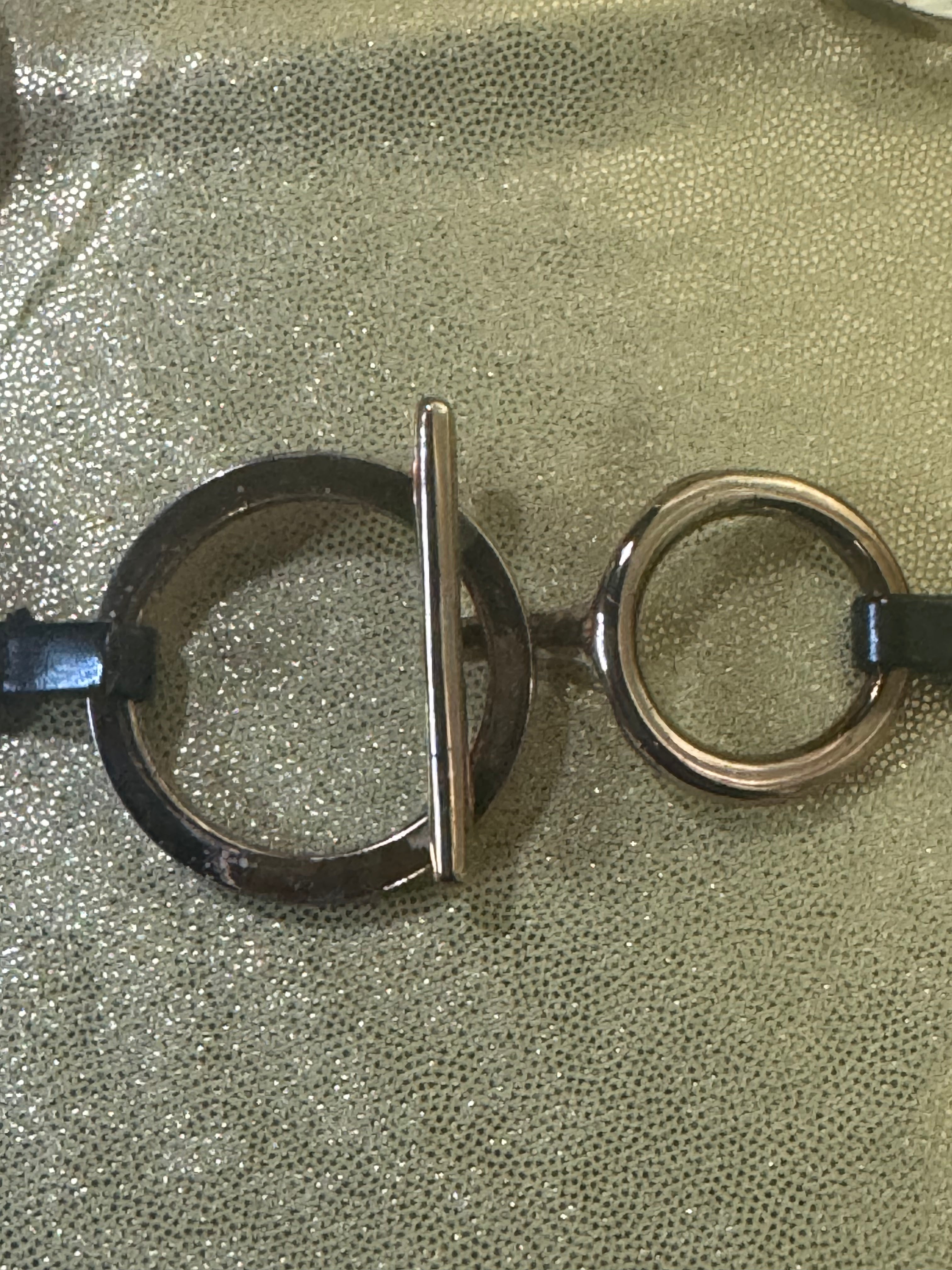 Vintage Y2K Boho Gold O-Ring Chain Belt – 37" Chunky Statement Belt