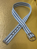 ✨ Vintage Y2K Preppy Coastal Striped Canvas Web Belt 37.5” ✨