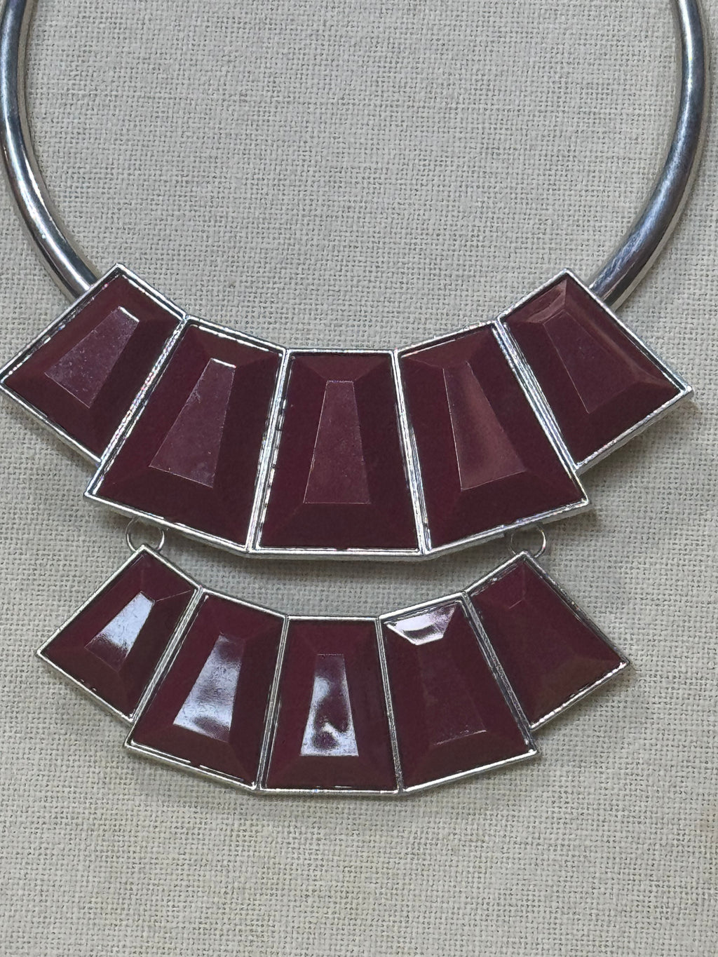 Paparazzi "Lions, TIGRESS, and Bears" Red Statement Necklace & Earring Set
