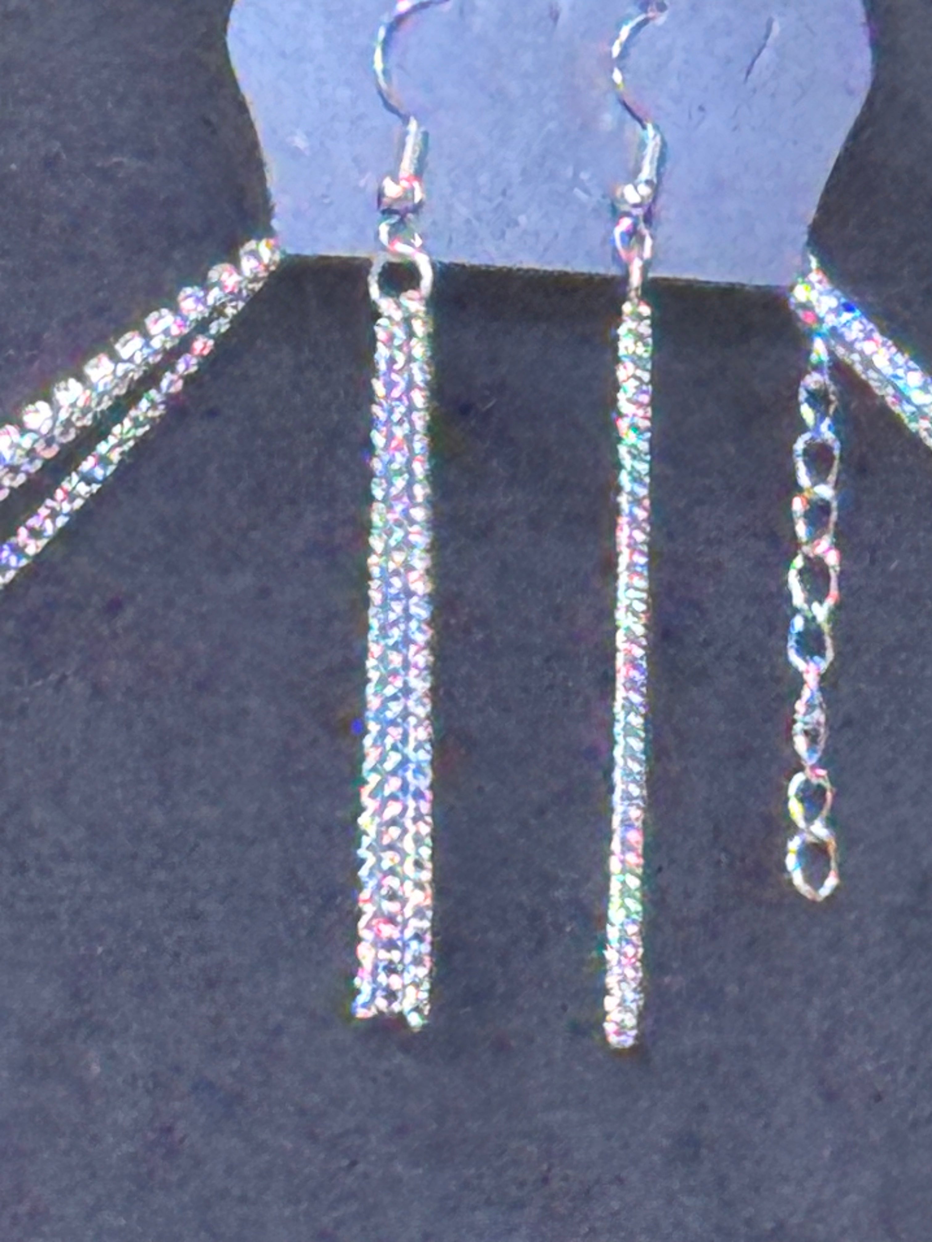 Paparazzi "The Final Countdown" Silver Layered Long Necklace Set