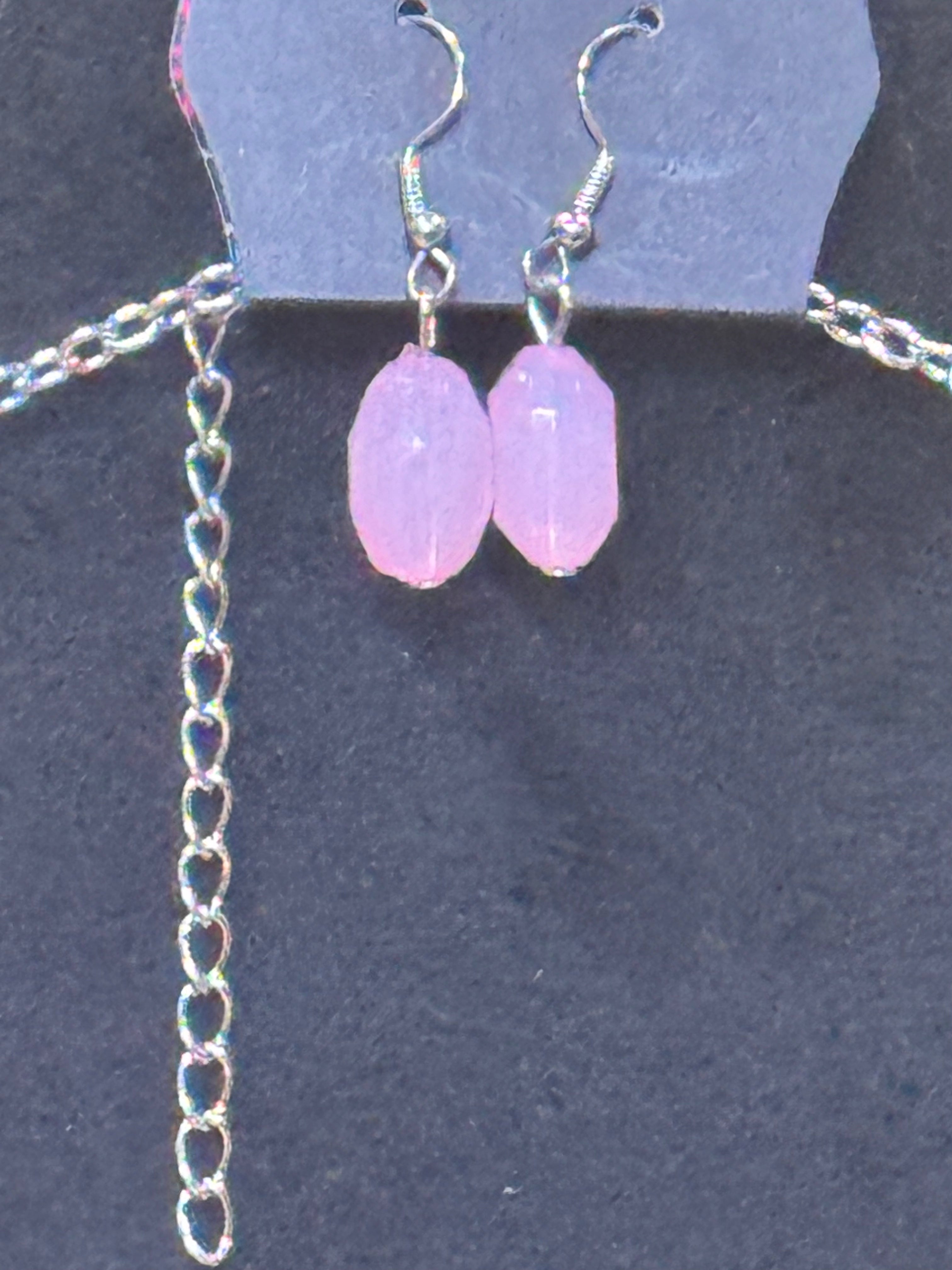 Paparazzi Meadow Escape Pink & Wood Bead Necklace Set