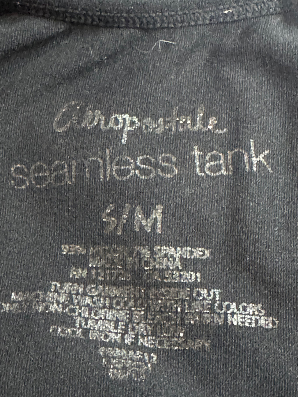 Aéropostale Black Seamless Active Tank Top | Size S/M