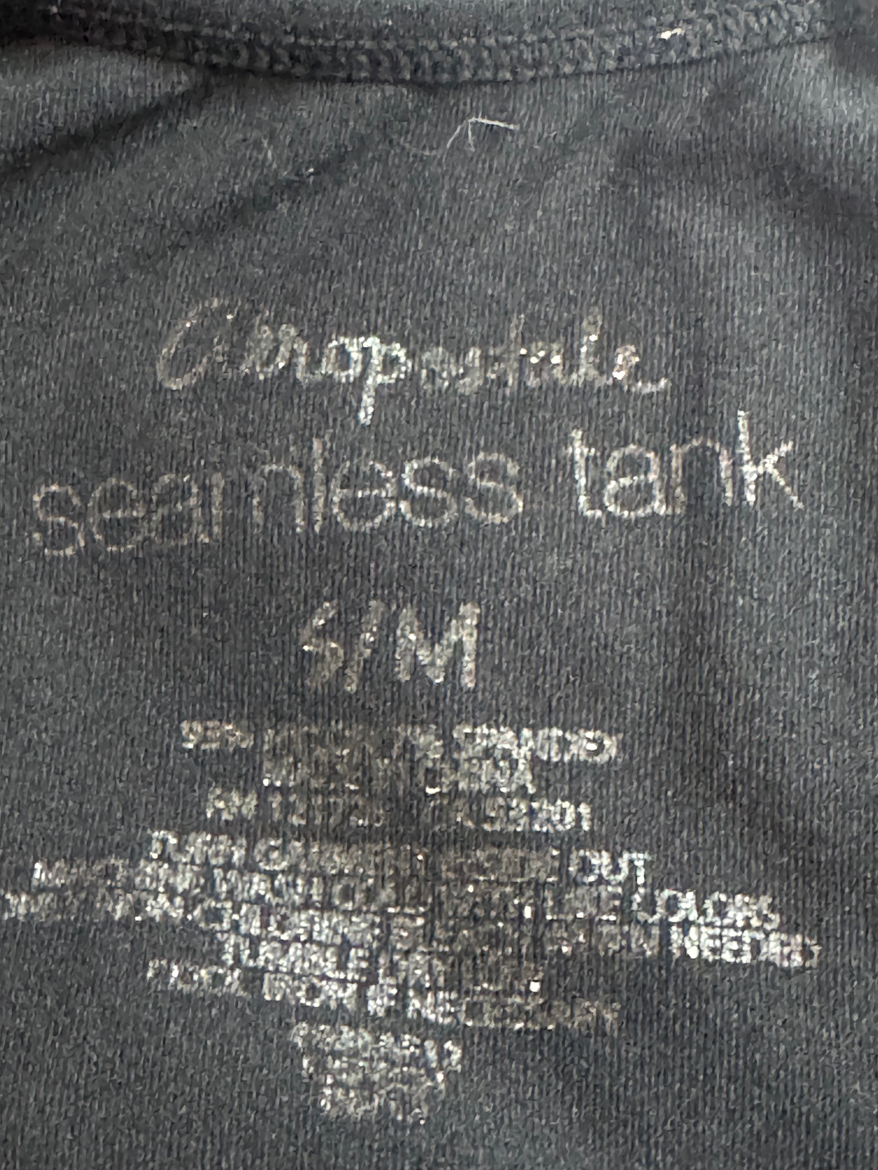Aéropostale Black Seamless Active Tank Top | Size S/M