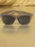 Hit Promo Ravi Recycled Frame Sunglasses – Translucent Grey UV400 Wayfarers