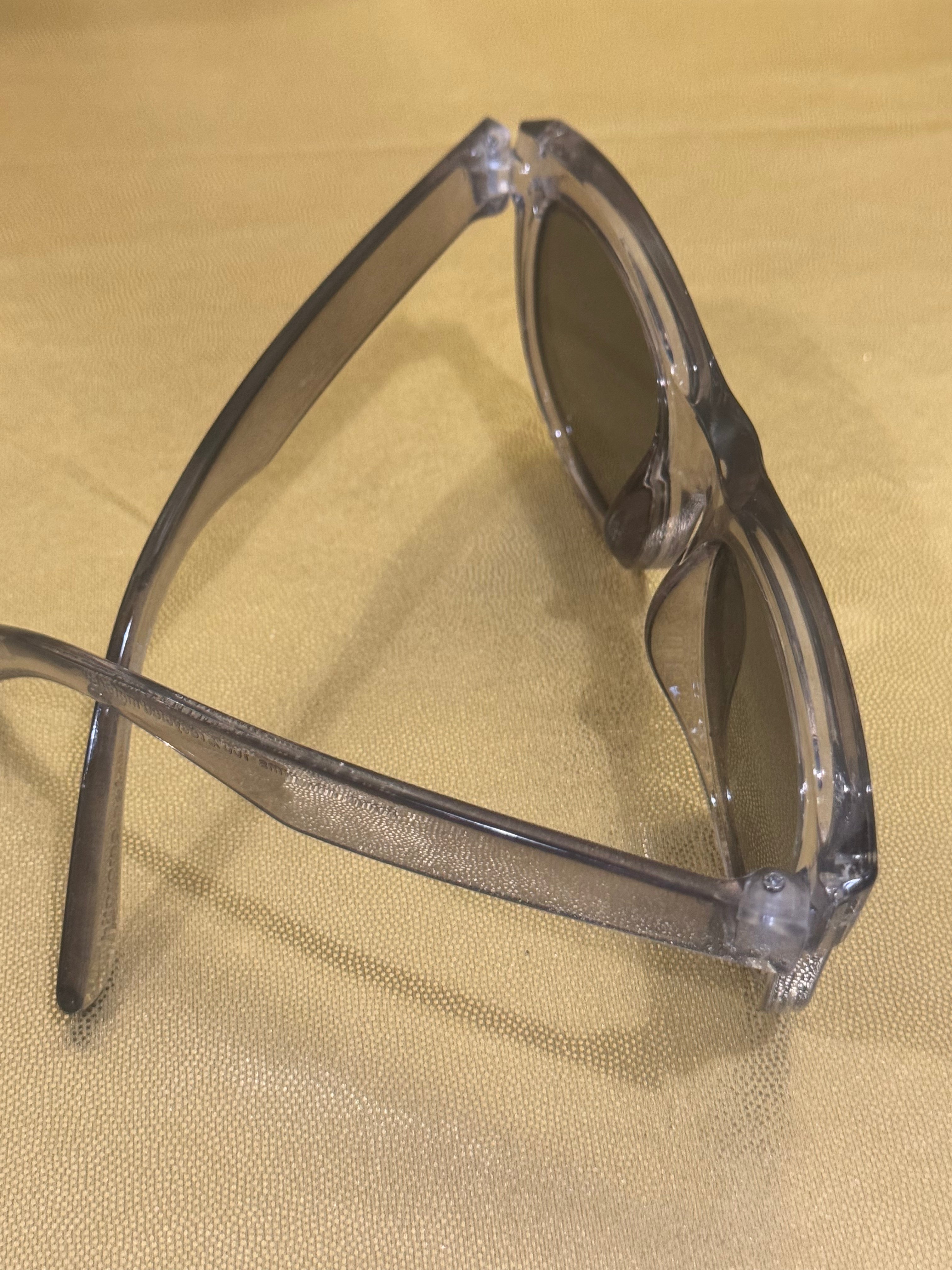 Hit Promo Ravi Recycled Frame Sunglasses – Translucent Grey UV400 Wayfarers