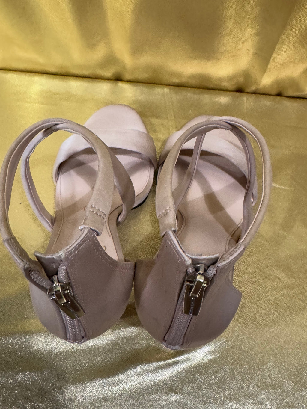 Imagine Vince Camuto Pascallia Satin Heels – Natural Ivory, Size 8