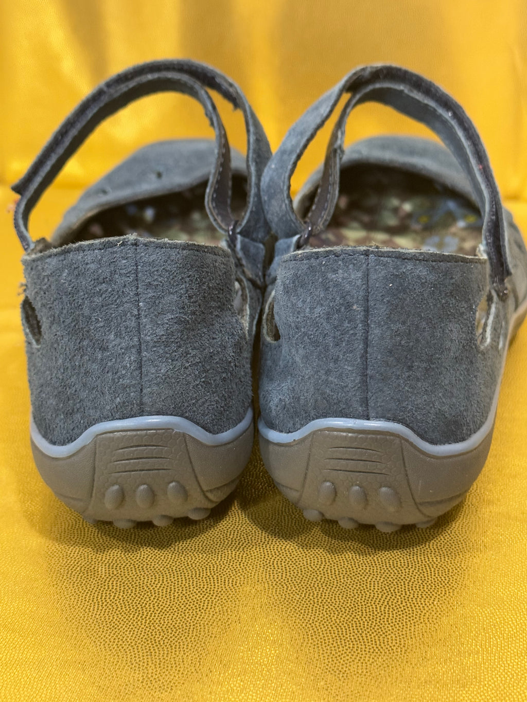 Skechers Relaxed Fit Air-Cooled Memory Foam Mary Janes – Blue Suede, Size 6 (NWOB)