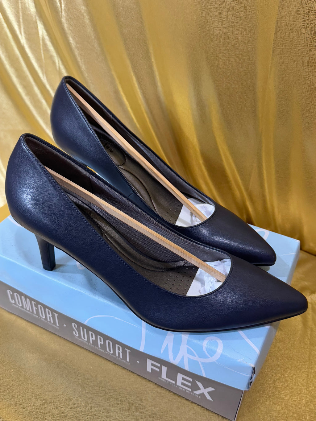 NIB LifeStride Sevyn Pumps | Navy Blue Classic Heels | Size 10M | New