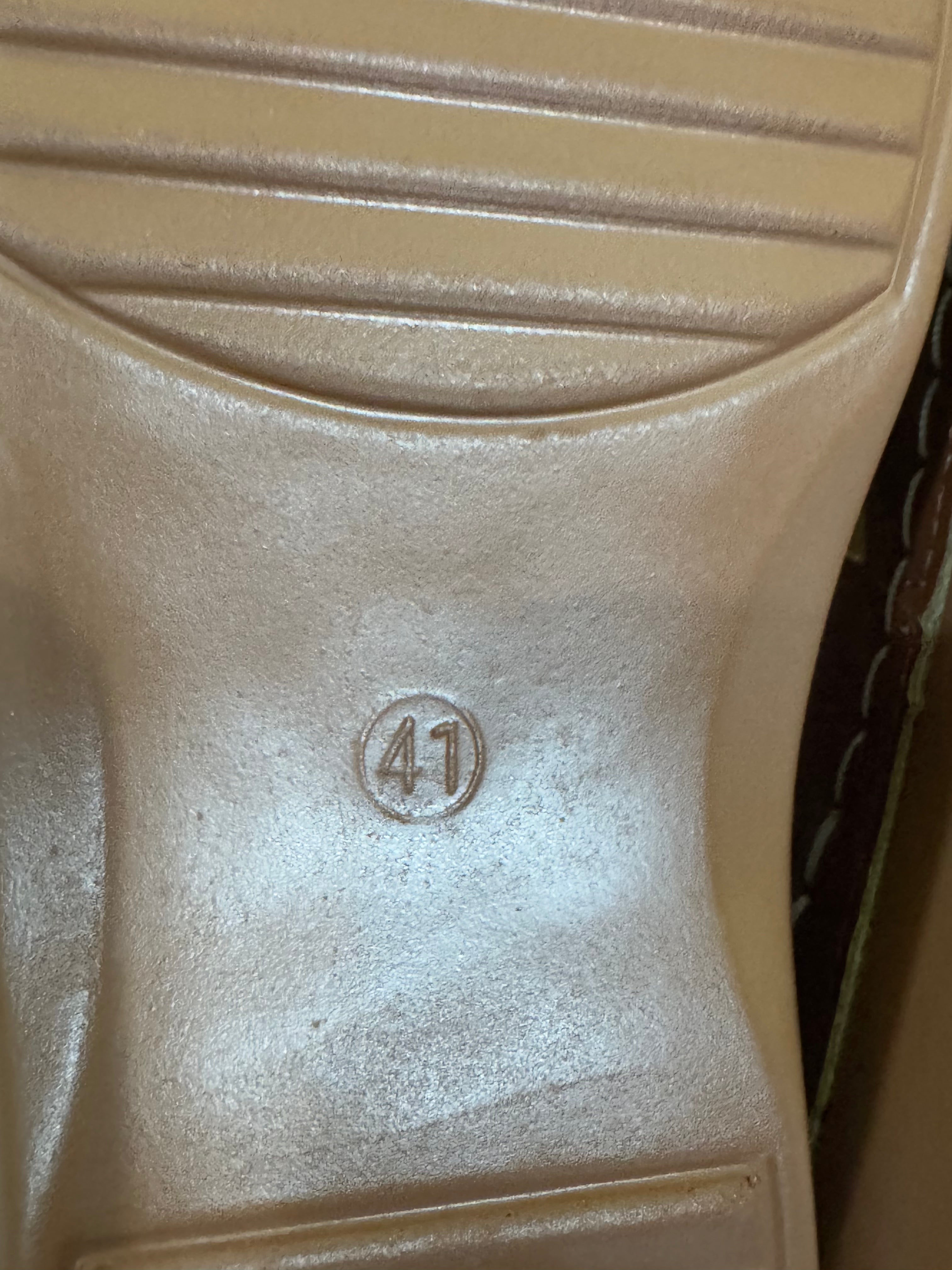 Comfort Slide Sandals Brown Orthopedic Wedge Slip On Mule US 10 EU 41 NWOB