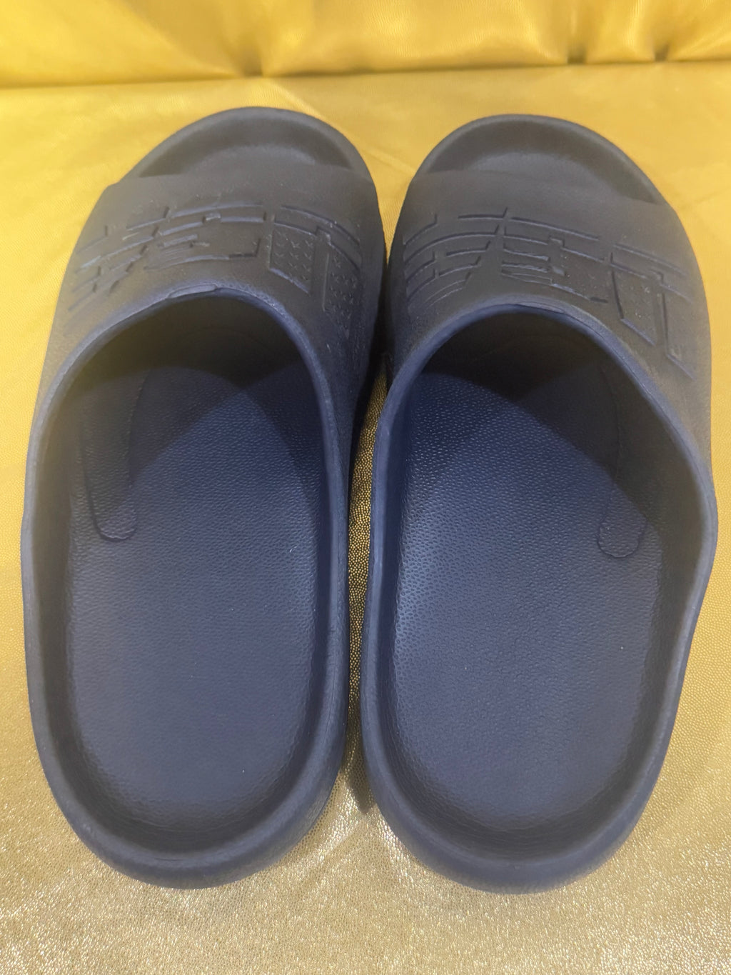 USA Comfort Slide Sandals Navy Blue Women's Size 8