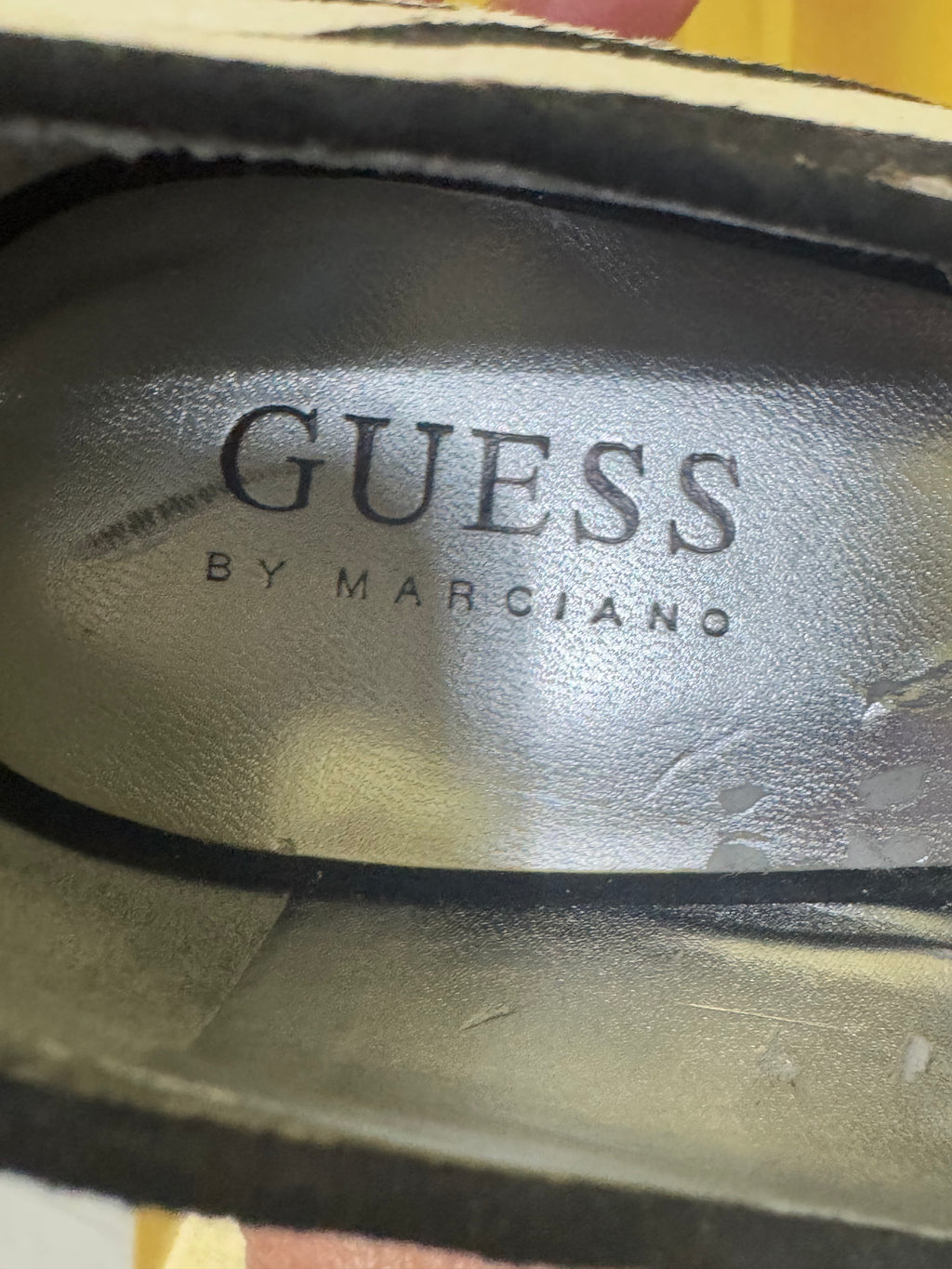 NIB Guess by Marciano Zebra Print Calf Hair Peep-Toe Pumps Stiletto Heels 7.5