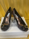NIB Vintage Steve Madden Leilani Paisley Peep-Toe Pumps Size 7.5