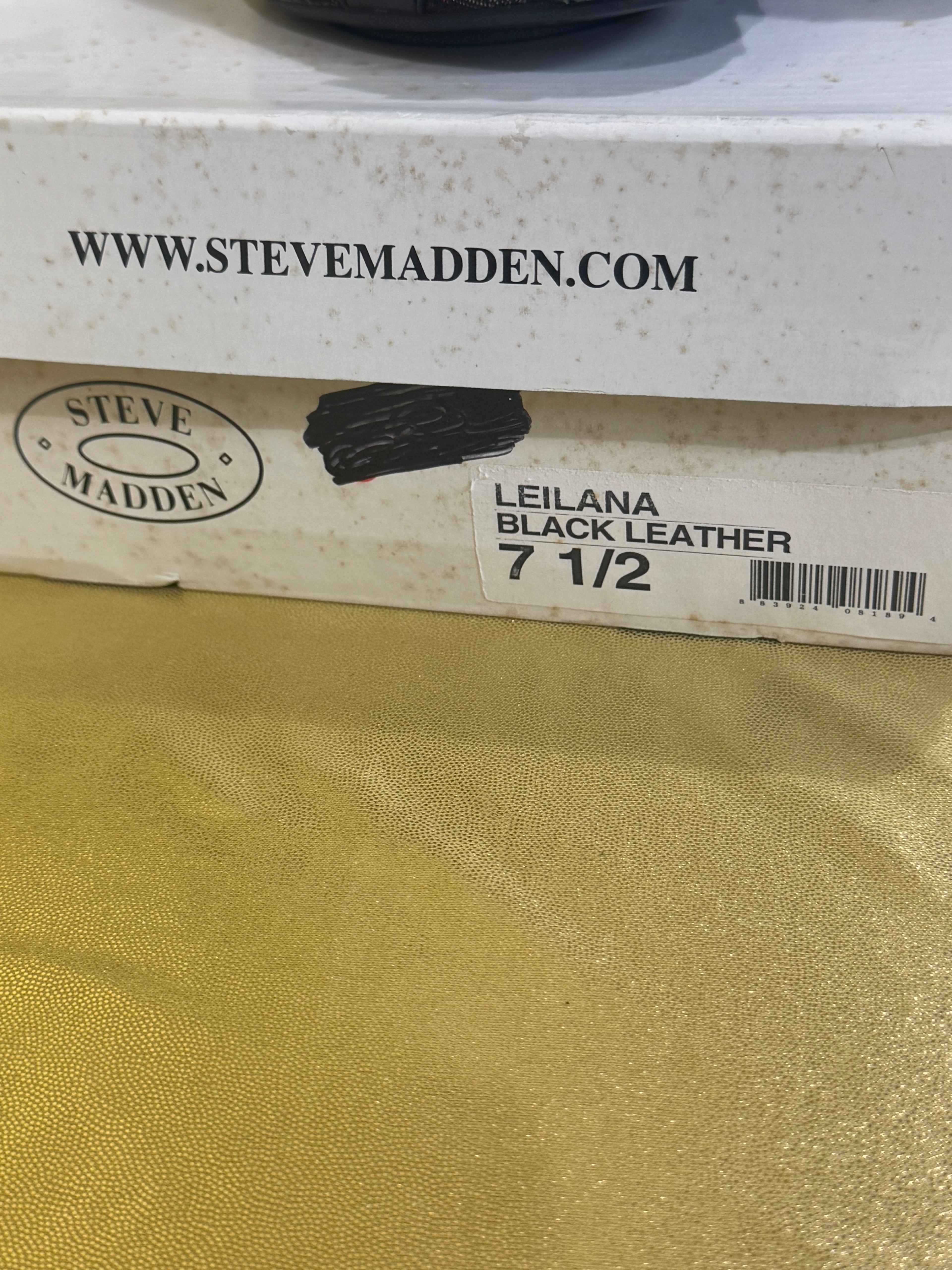 NIB Vintage Steve Madden Leilani Paisley Peep-Toe Pumps Size 7.5