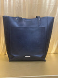 Rebecca Minkoff Black Pebbled Leather Stella North/South Tote Bag