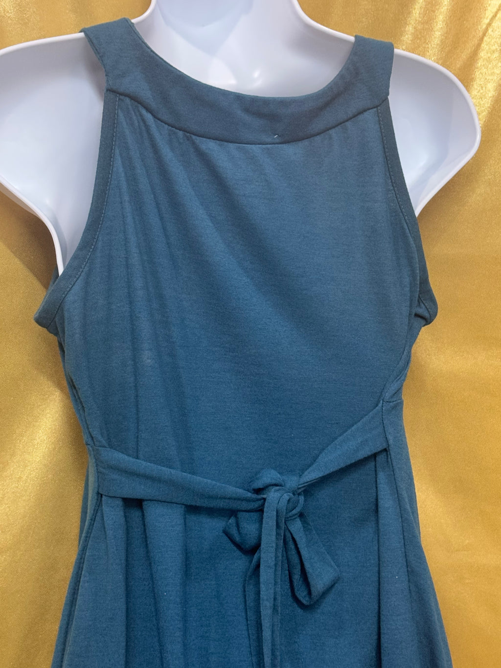 A.N.A. Teal Beaded Babydoll Tank Top - Size M