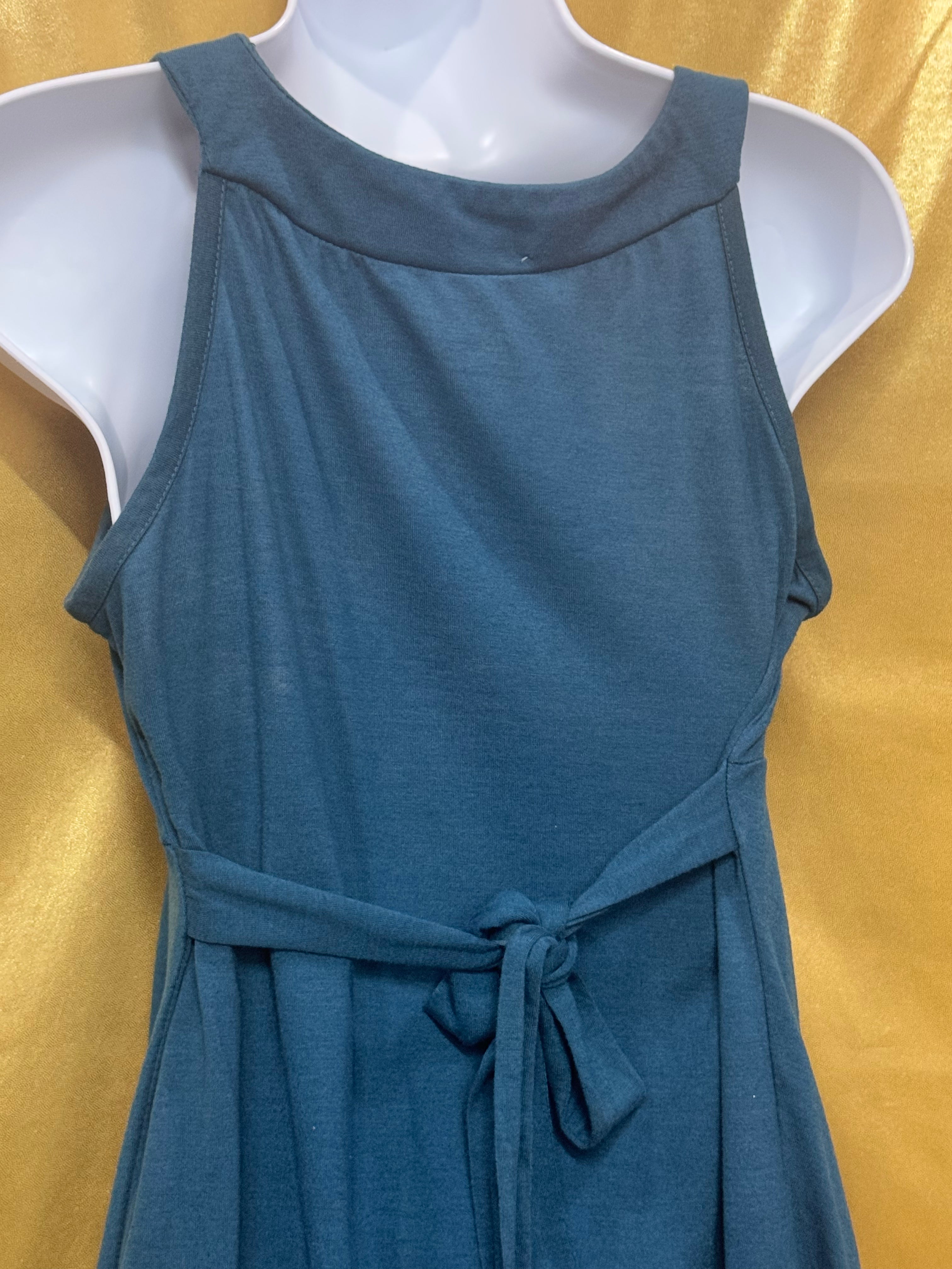 A.N.A. Teal Beaded Babydoll Tank Top - Size M