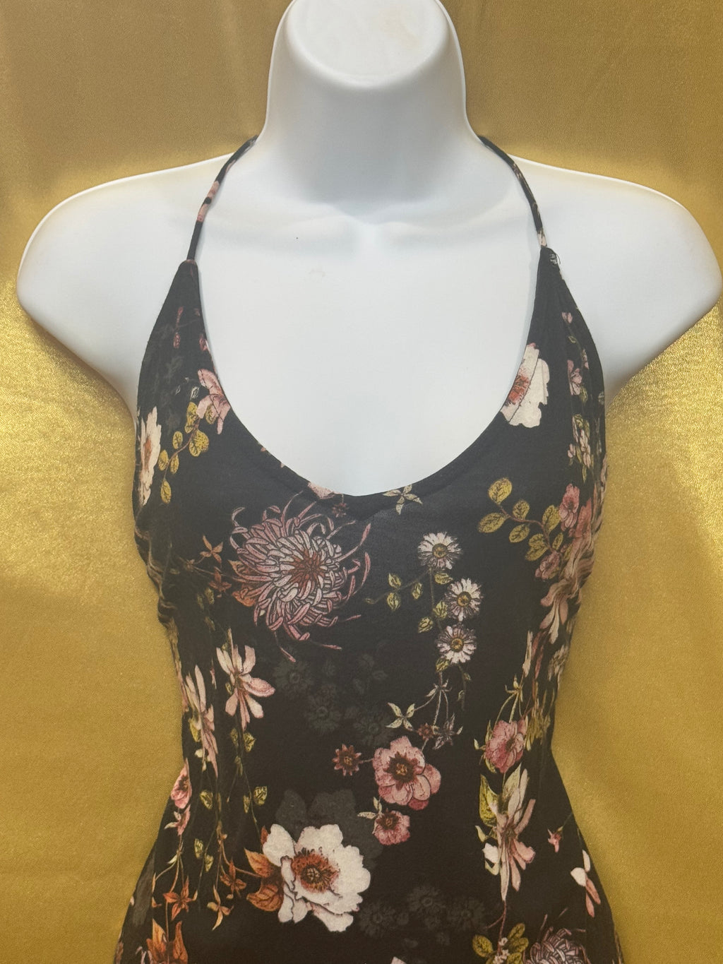 H&M Floral Camisole Tank Top Size Medium