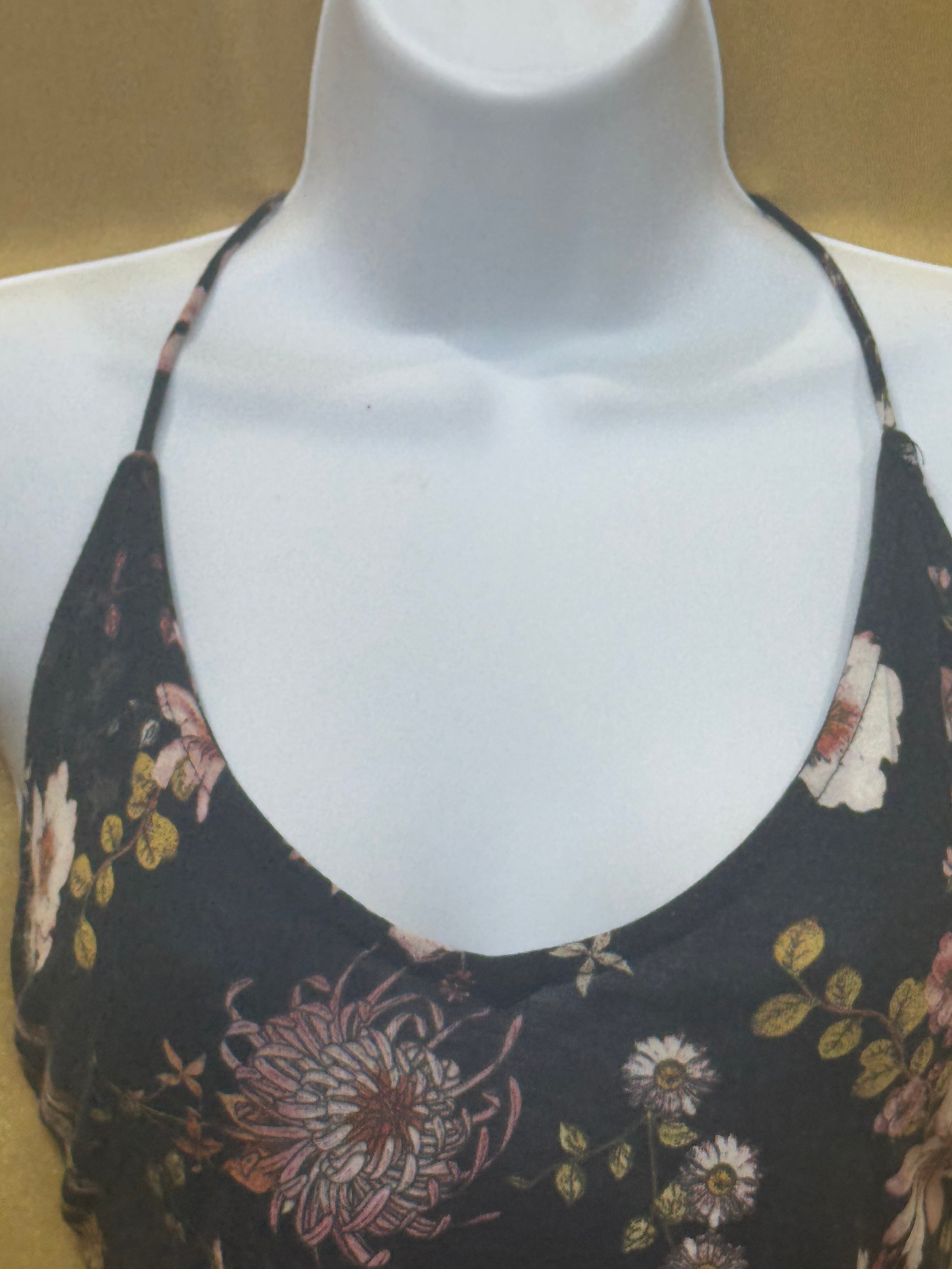 H&M Floral Camisole Tank Top Size Medium