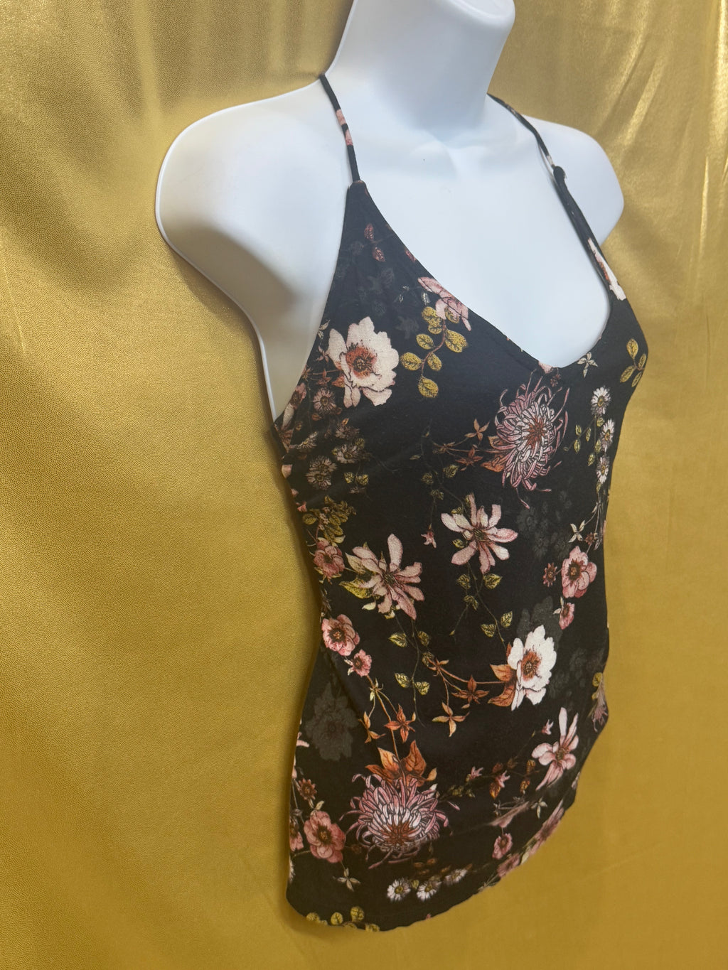 H&M Floral Camisole Tank Top Size Medium