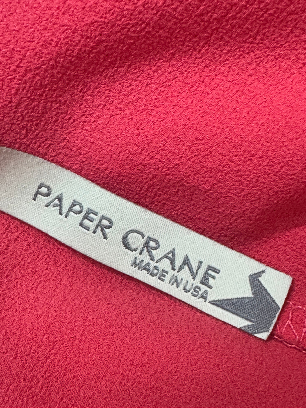 Paper Crane Coral Pink Tiered Layered Chiffon Cami Tank - Size M Made in USA