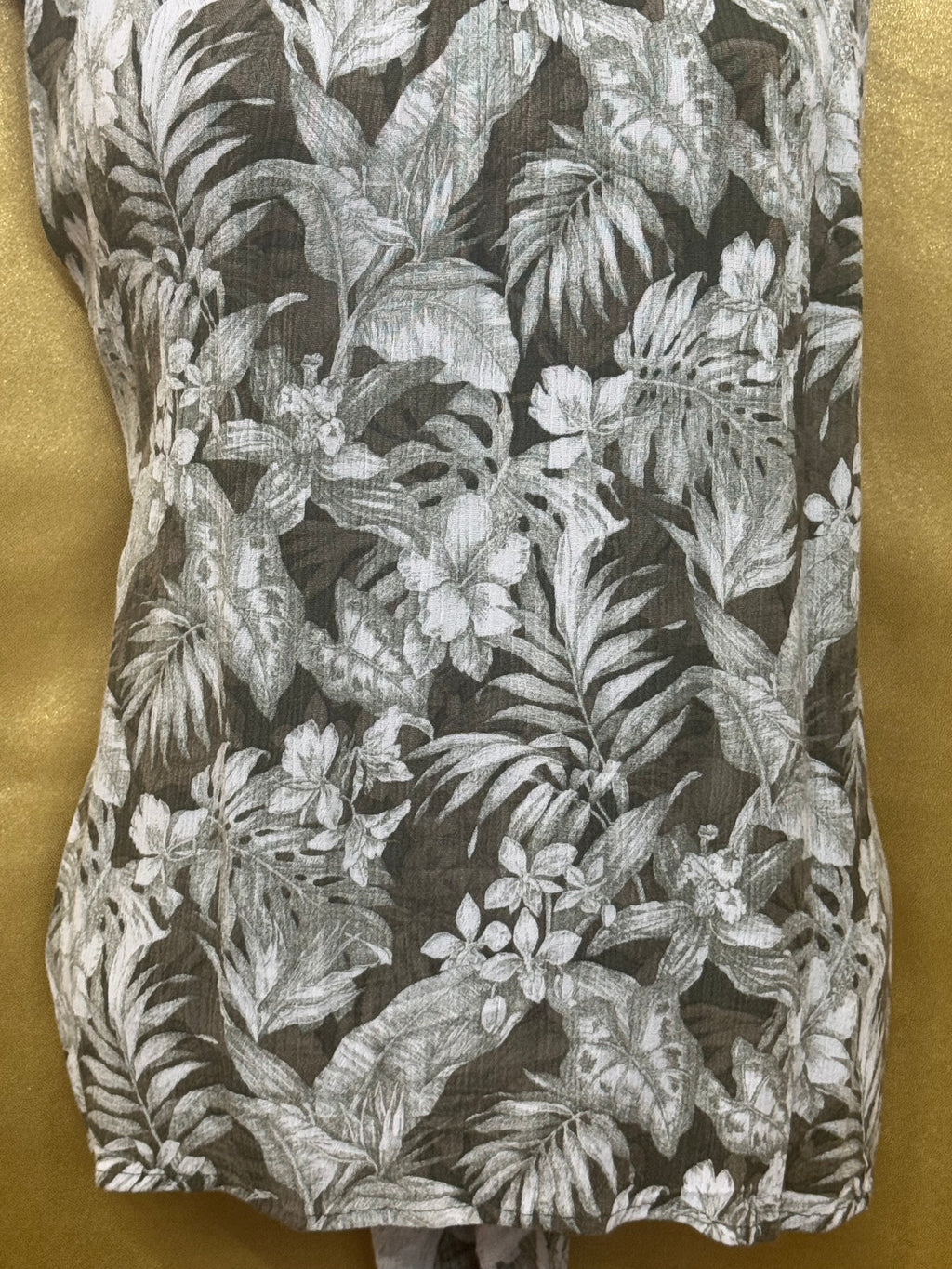 H&M L.O.G.G. Tropical Palm Camisole | Size M