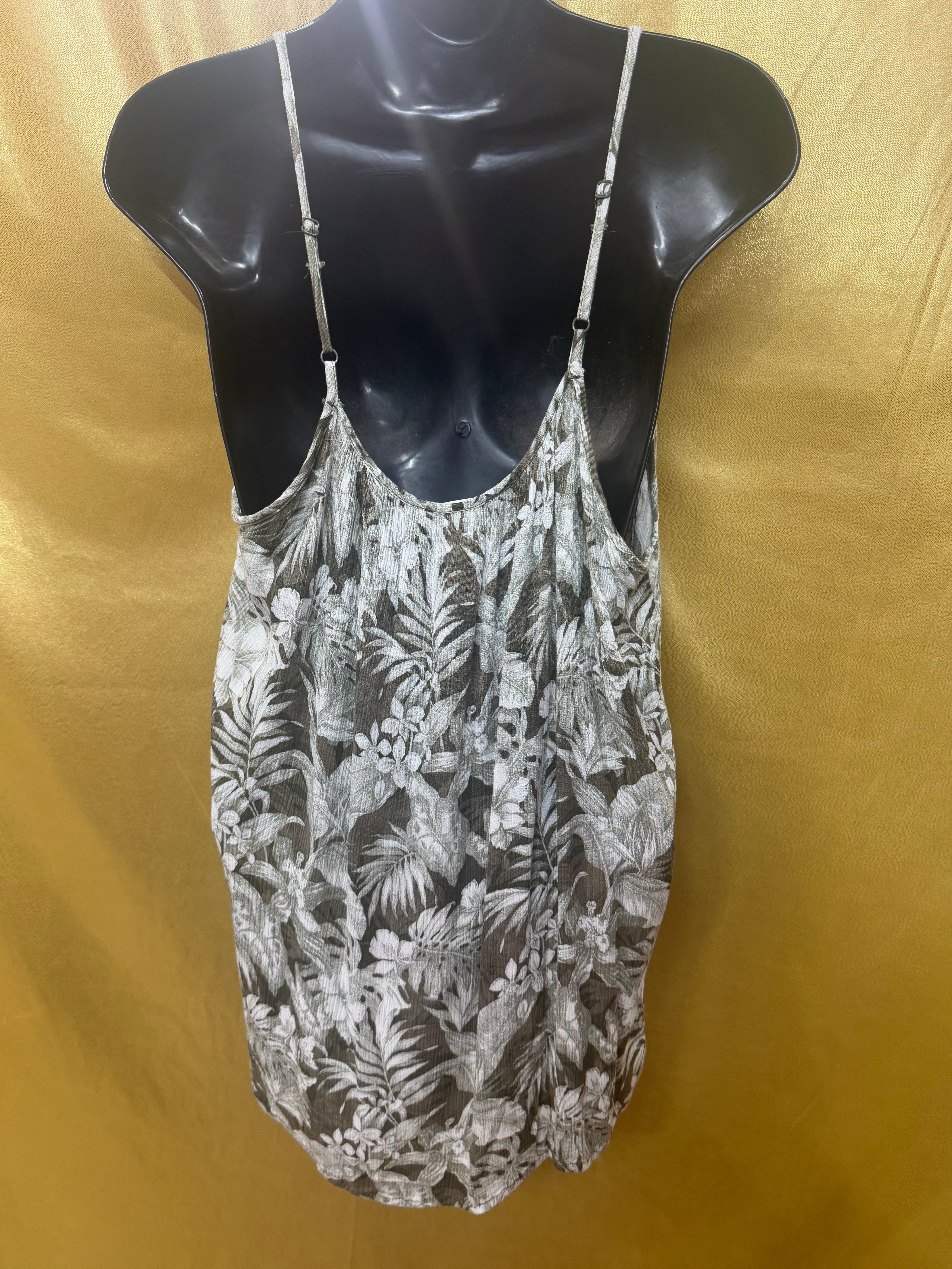 H&M L.O.G.G. Tropical Palm Camisole | Size M