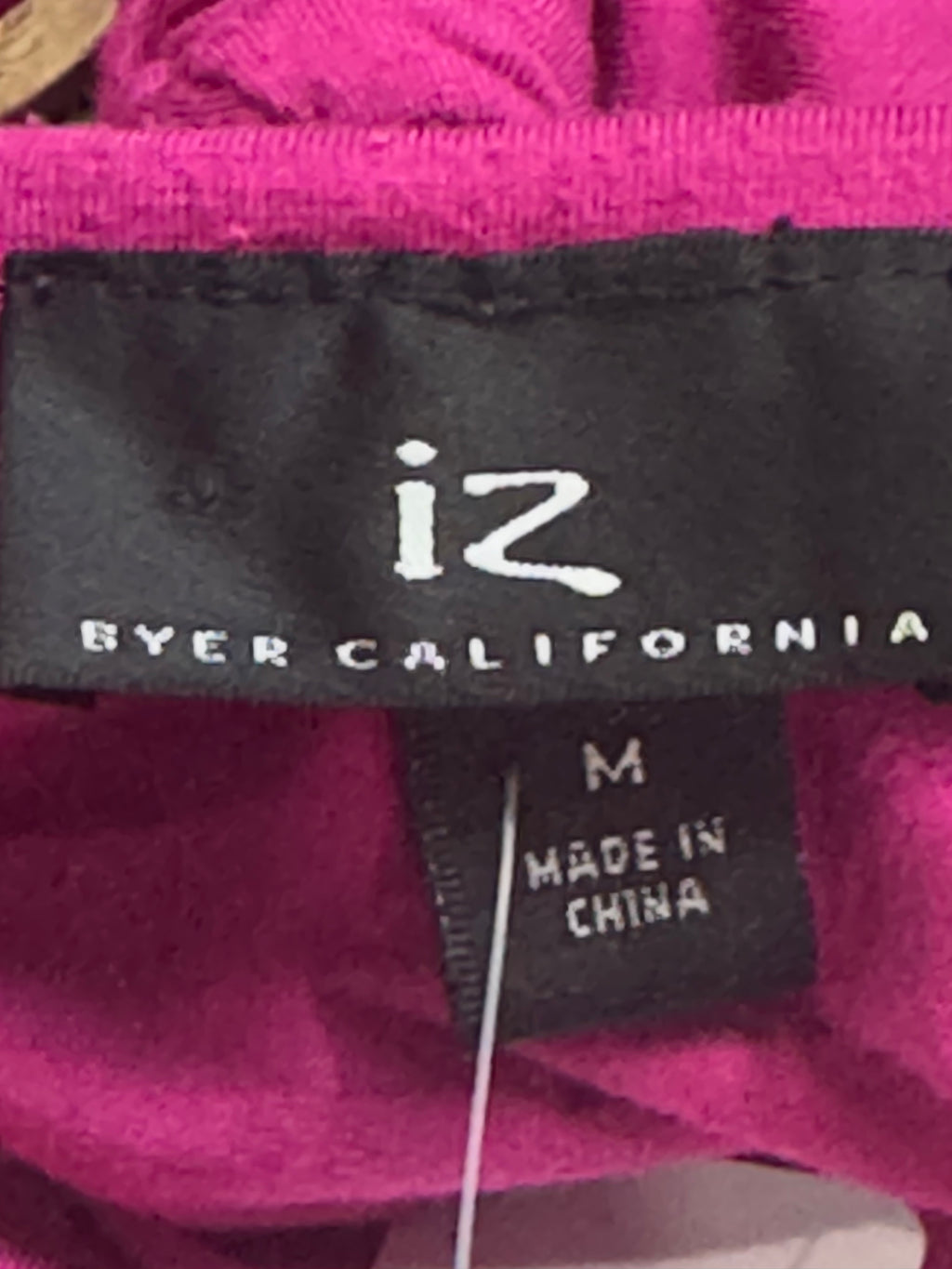 Y2K IZ Byer California Pink Beaded Halter Top M