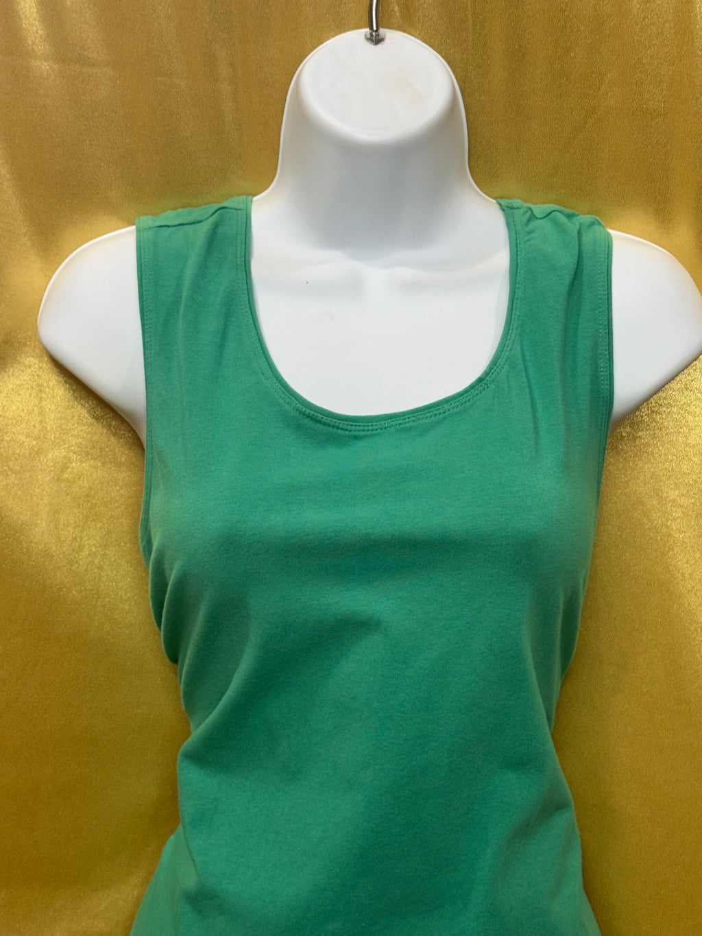 Vibrant Kim Rogers Green Tank Top (Size M)