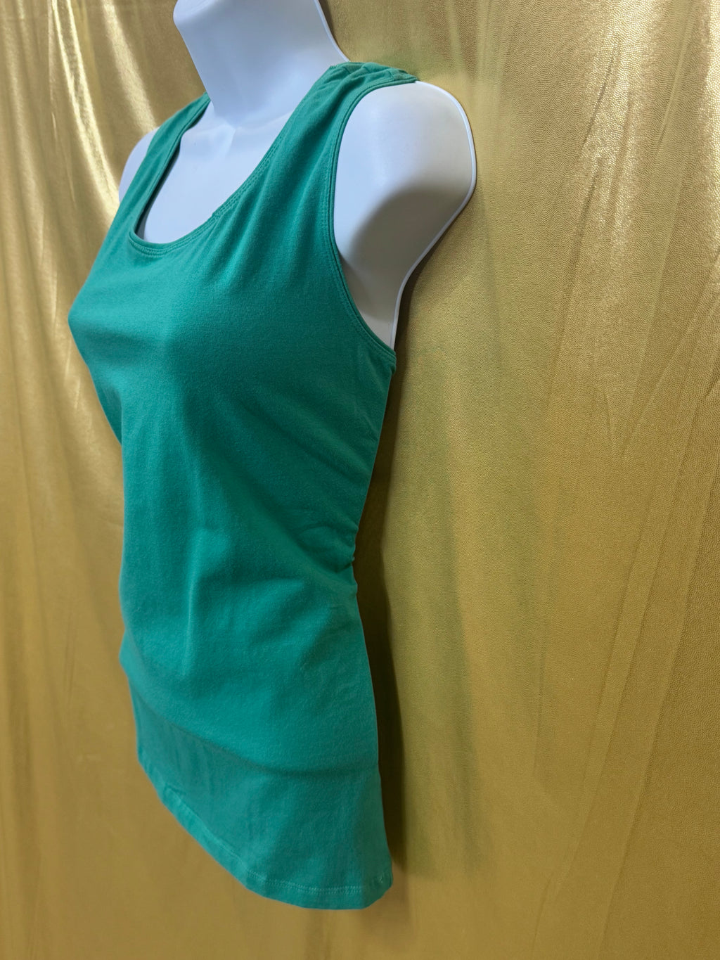 Vibrant Kim Rogers Green Tank Top (Size M)