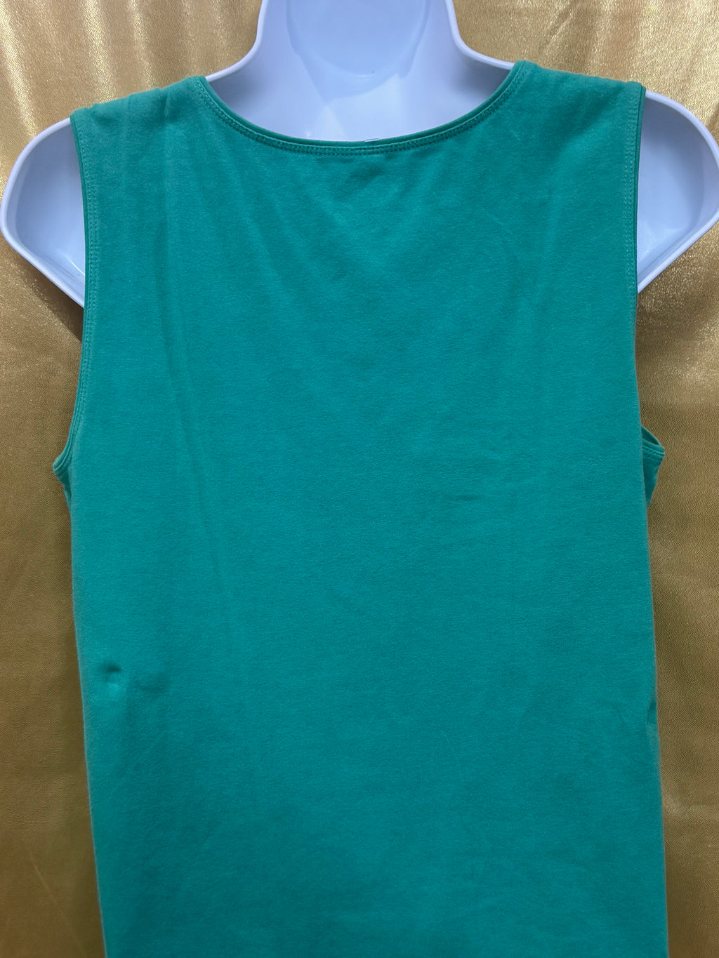 Vibrant Kim Rogers Green Tank Top (Size M)
