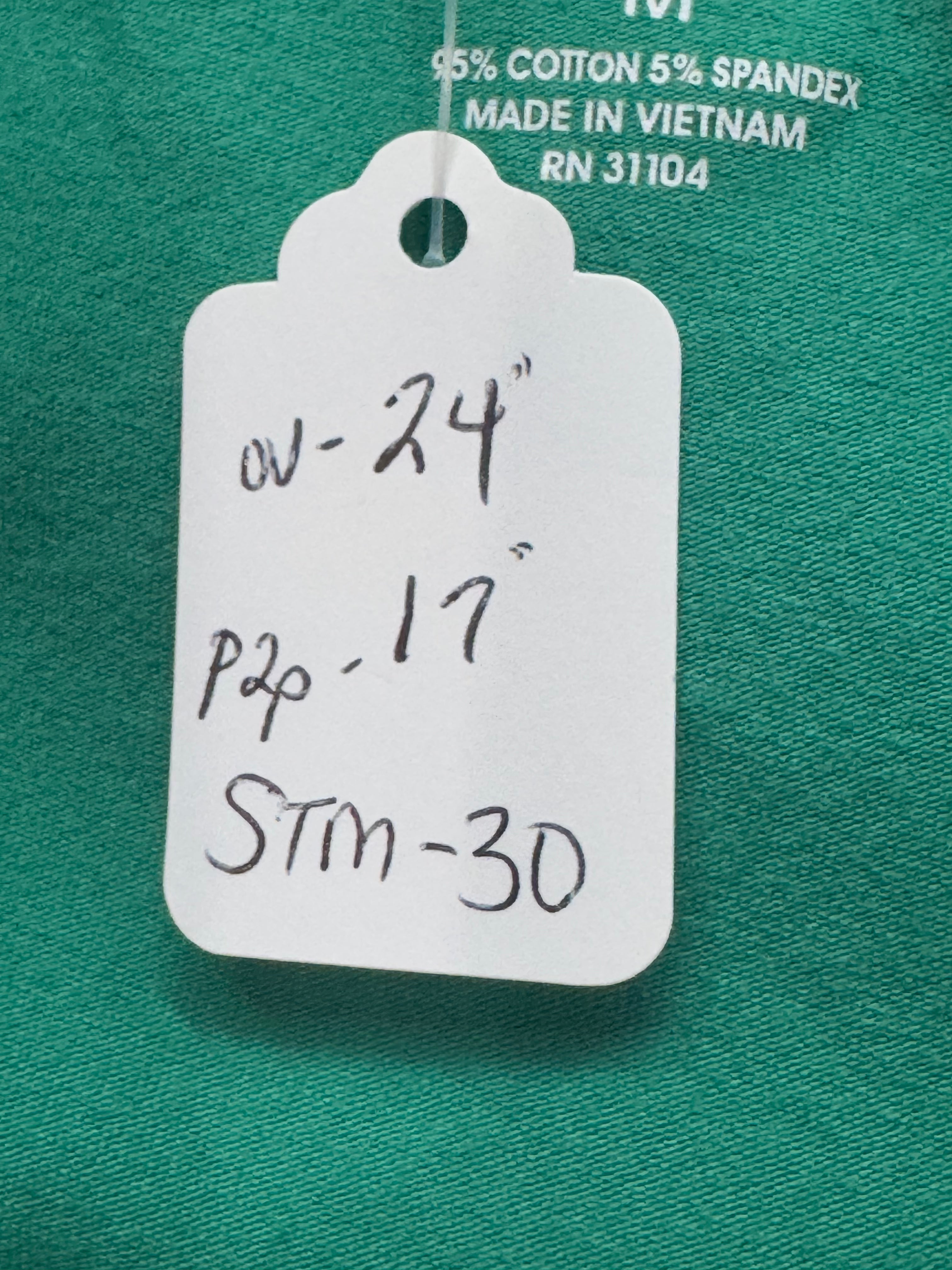 Vibrant Kim Rogers Green Tank Top (Size M)