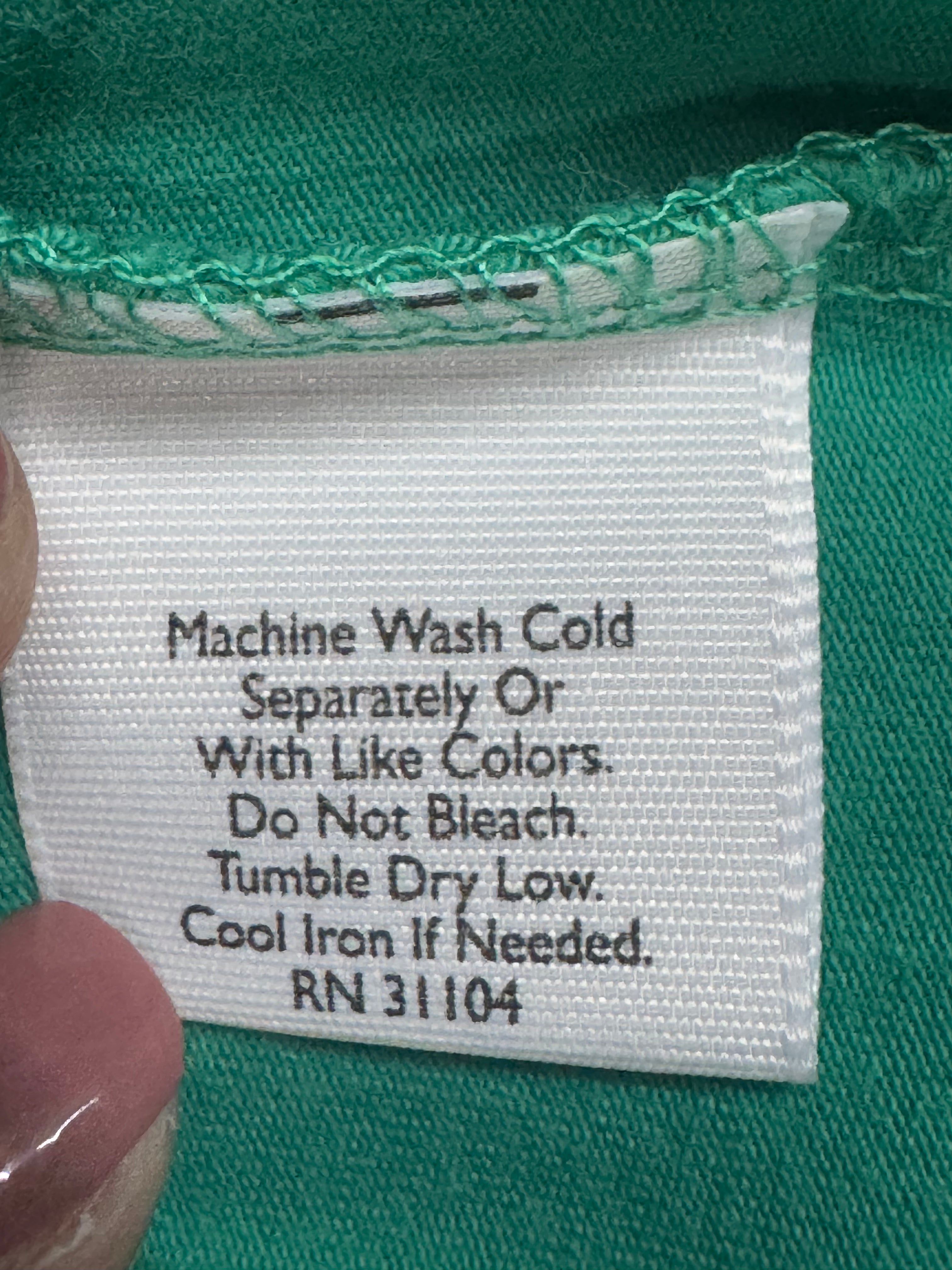 Vibrant Kim Rogers Green Tank Top (Size M)