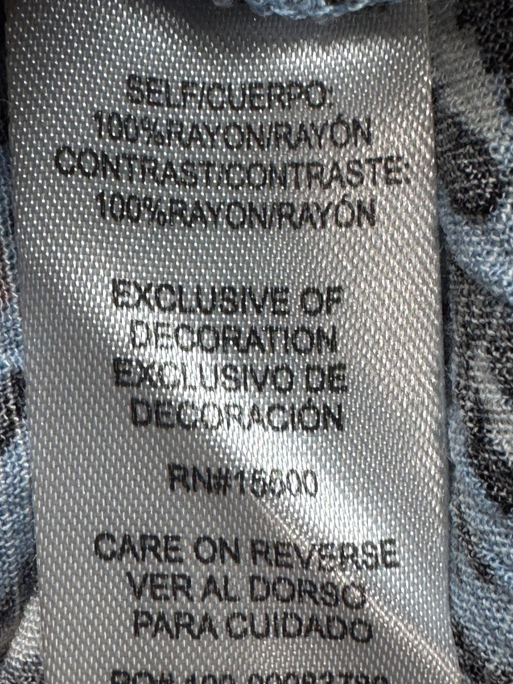 Democracy Blue Cheetah Print V-Neck Tank Top Size Small