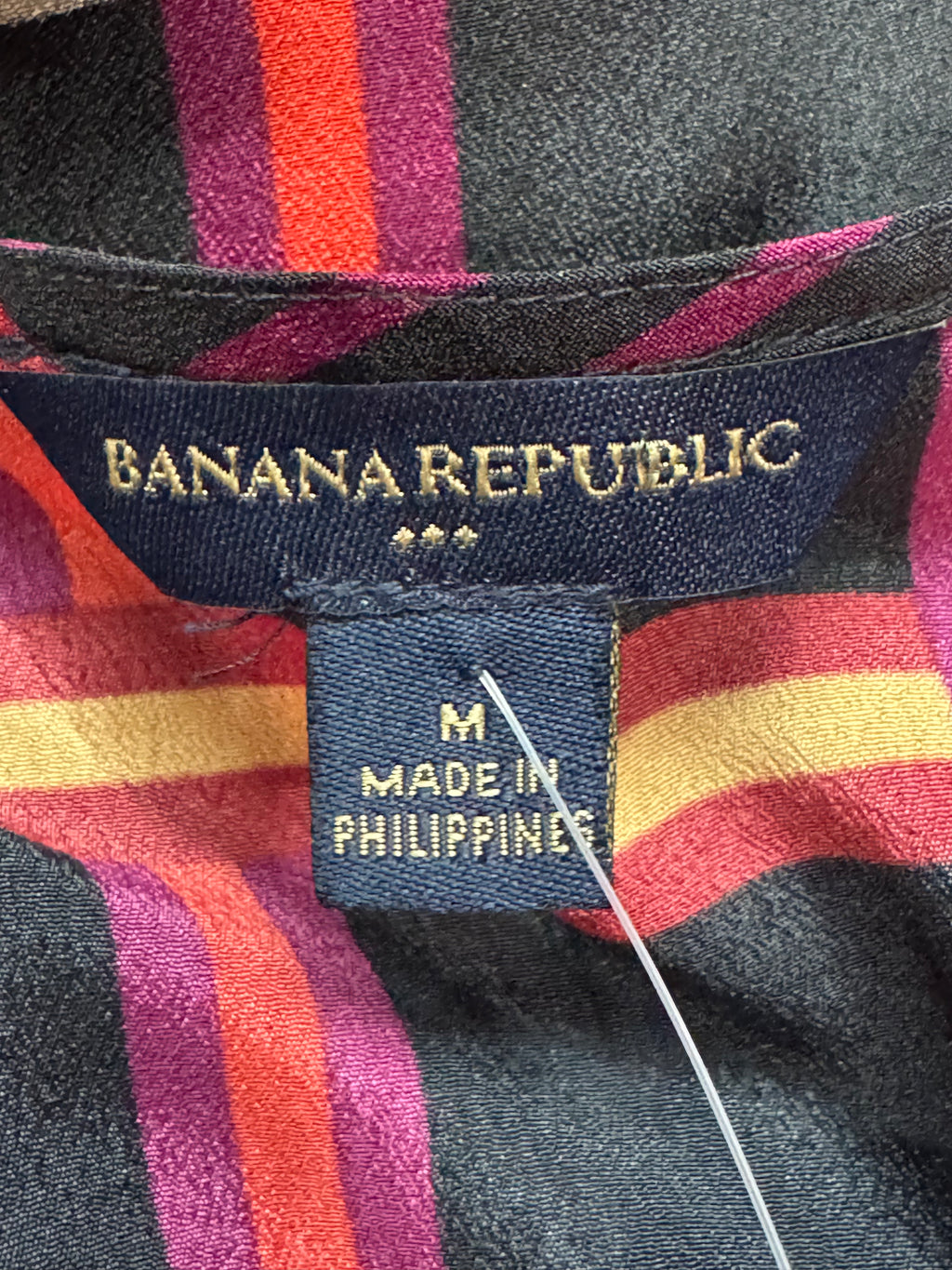 Banana Republic Plaid Ruffle Sleeveless Blouse | Size Medium