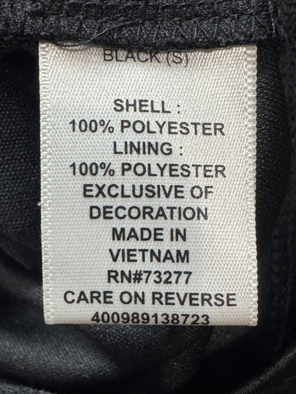 ELLE Black Sleeveless V-Neck Top with Smocked Ruffle Shoulders, Size Small